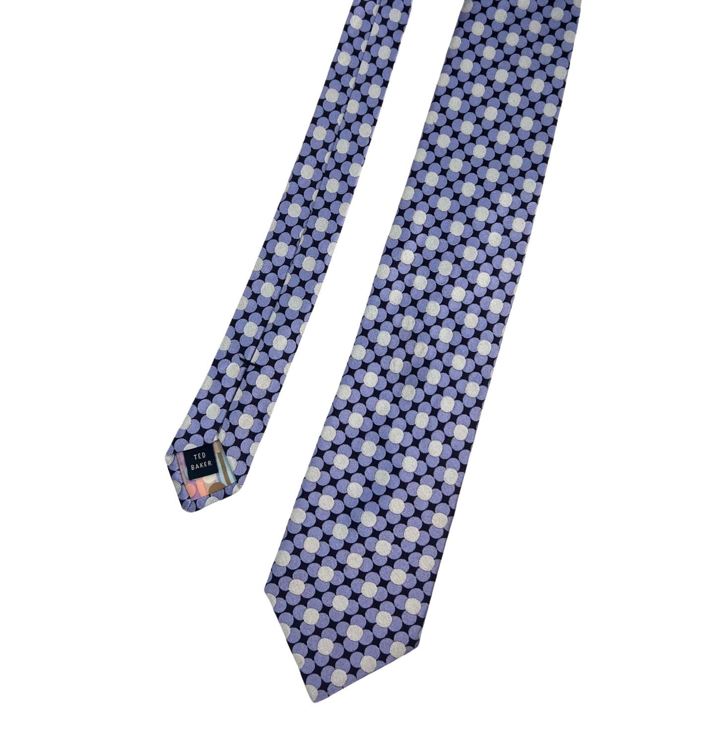 Ted Baker Blue Patterned Silk Tie