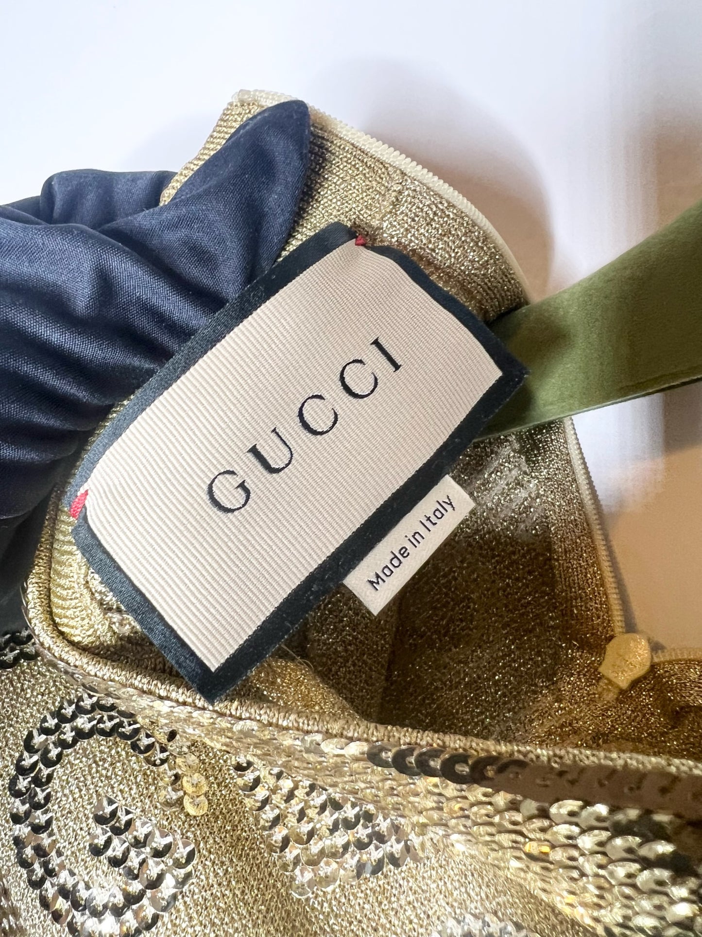 Gucci Lame´ Jacquard Sweater - Gold Size L