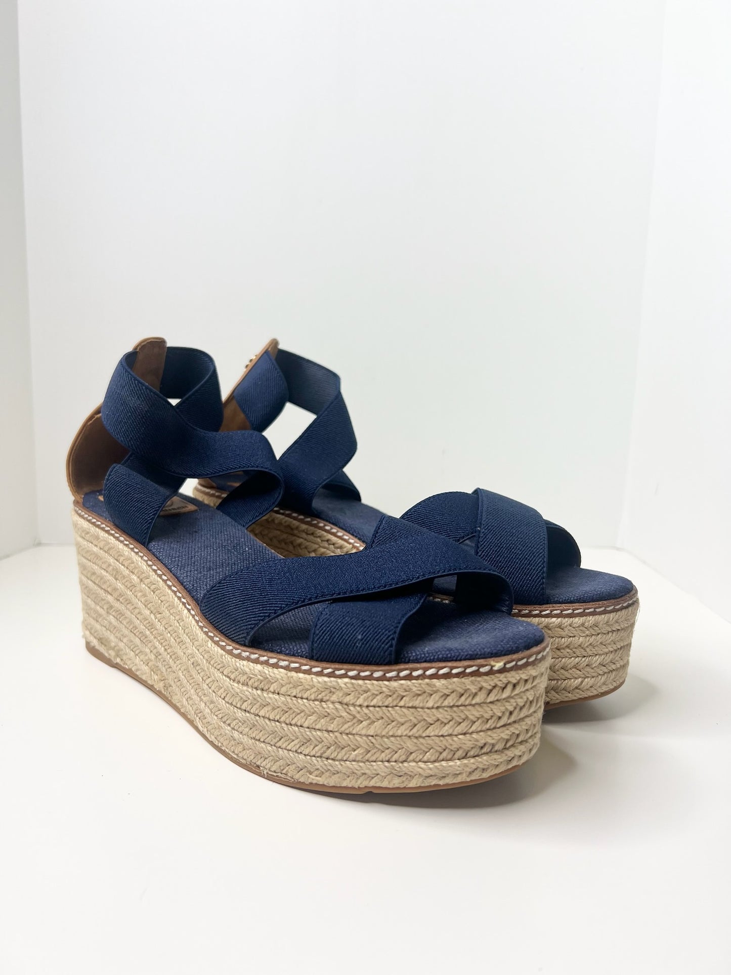 Tory Burch Frieda 50mm Espadrille Wedge Sandal, Size 10