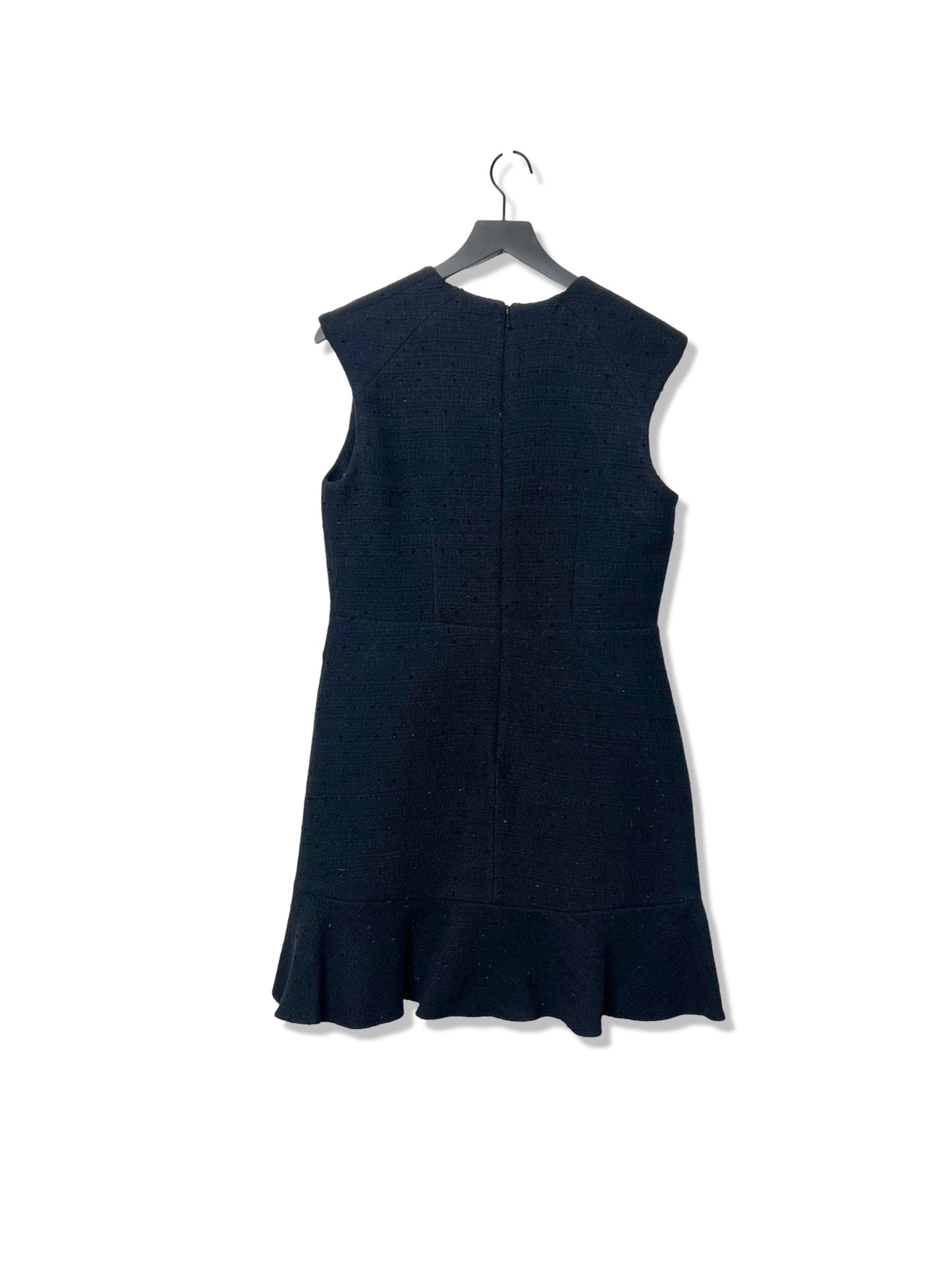 NWT! Mango Recycled Cotton Blend Black Dress, Size 8