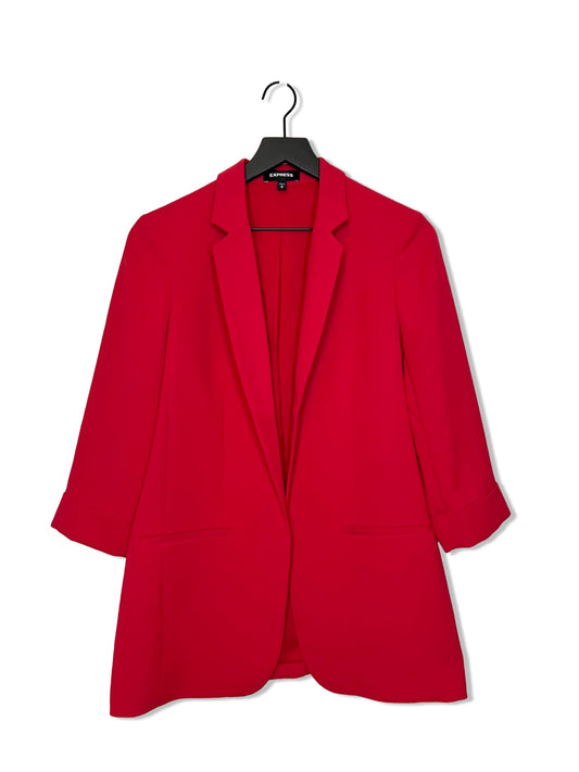 Express Red Blazer, Size Medium