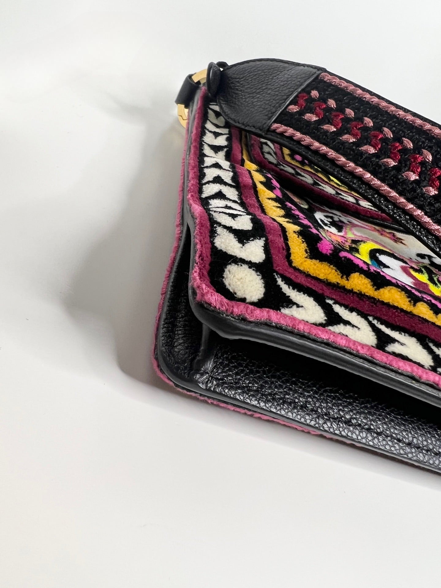 Etro Carpet Embroidered Shoulder Bag