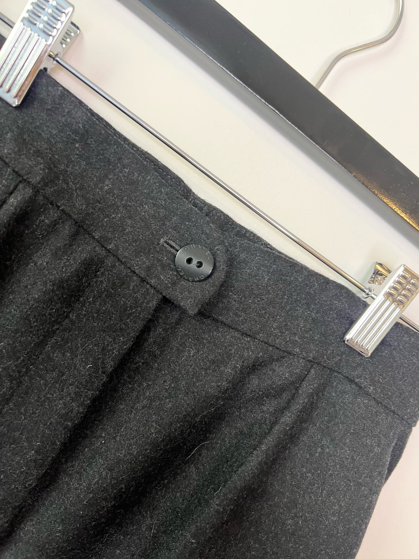 Chanel Wool Trousers, Size 36