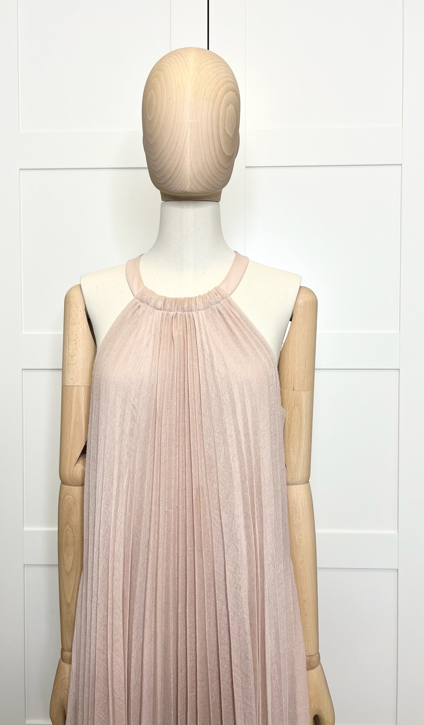 BCBG Max Azria Blush Maxi Dress, Size Small