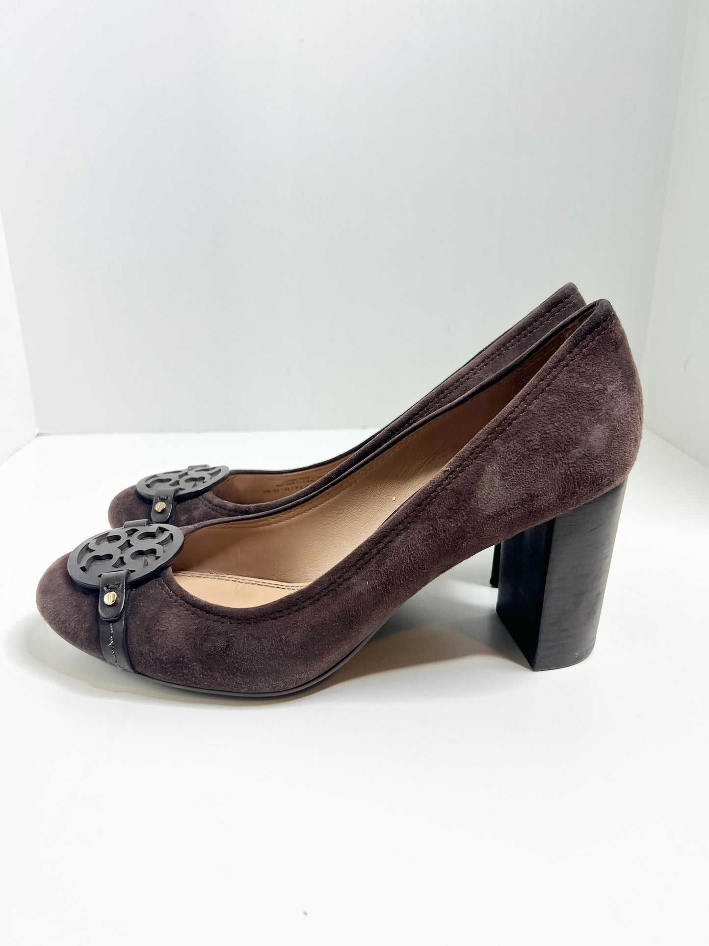 Tory Burch Brown Suede Miller Pumps, Size 9.5