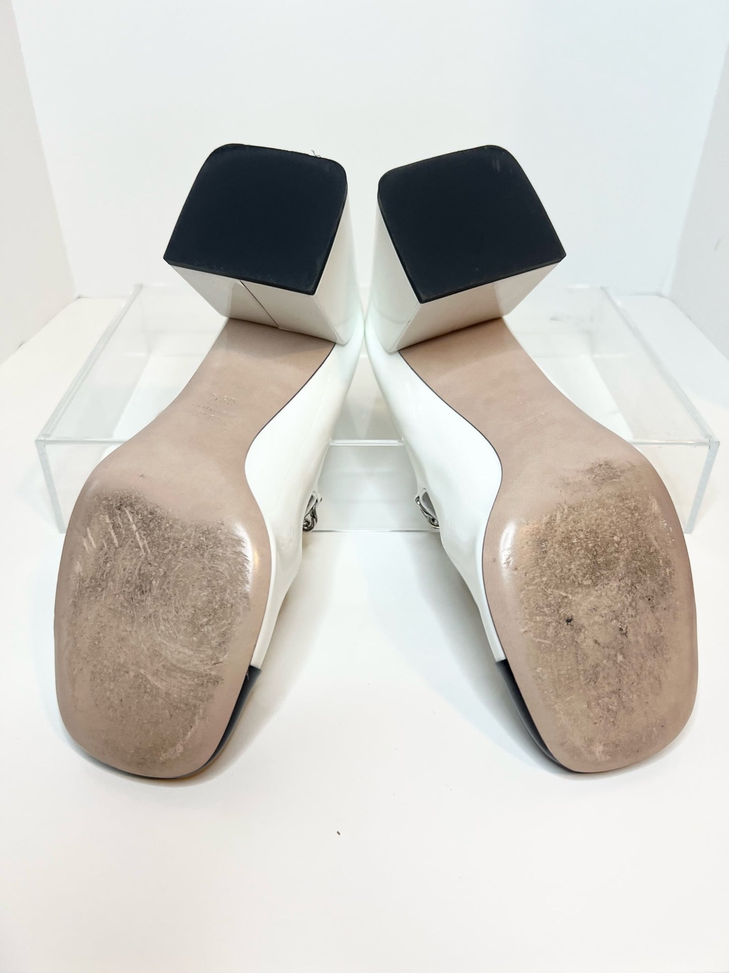 Miu Miu Cap Toe Mary Janes, Size 38.5