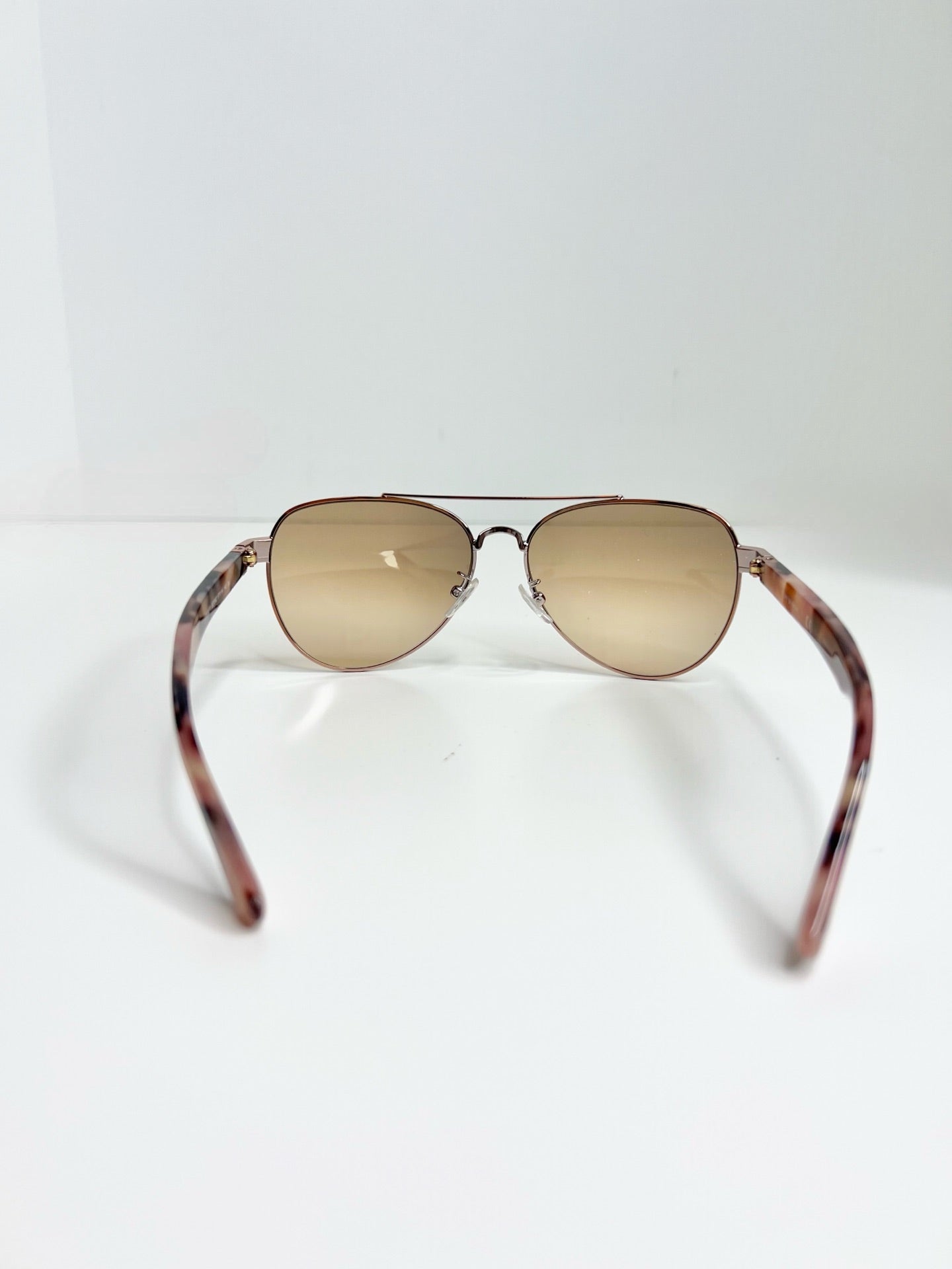 Tory Burch Shiny Rose Gold Aviators TY6070