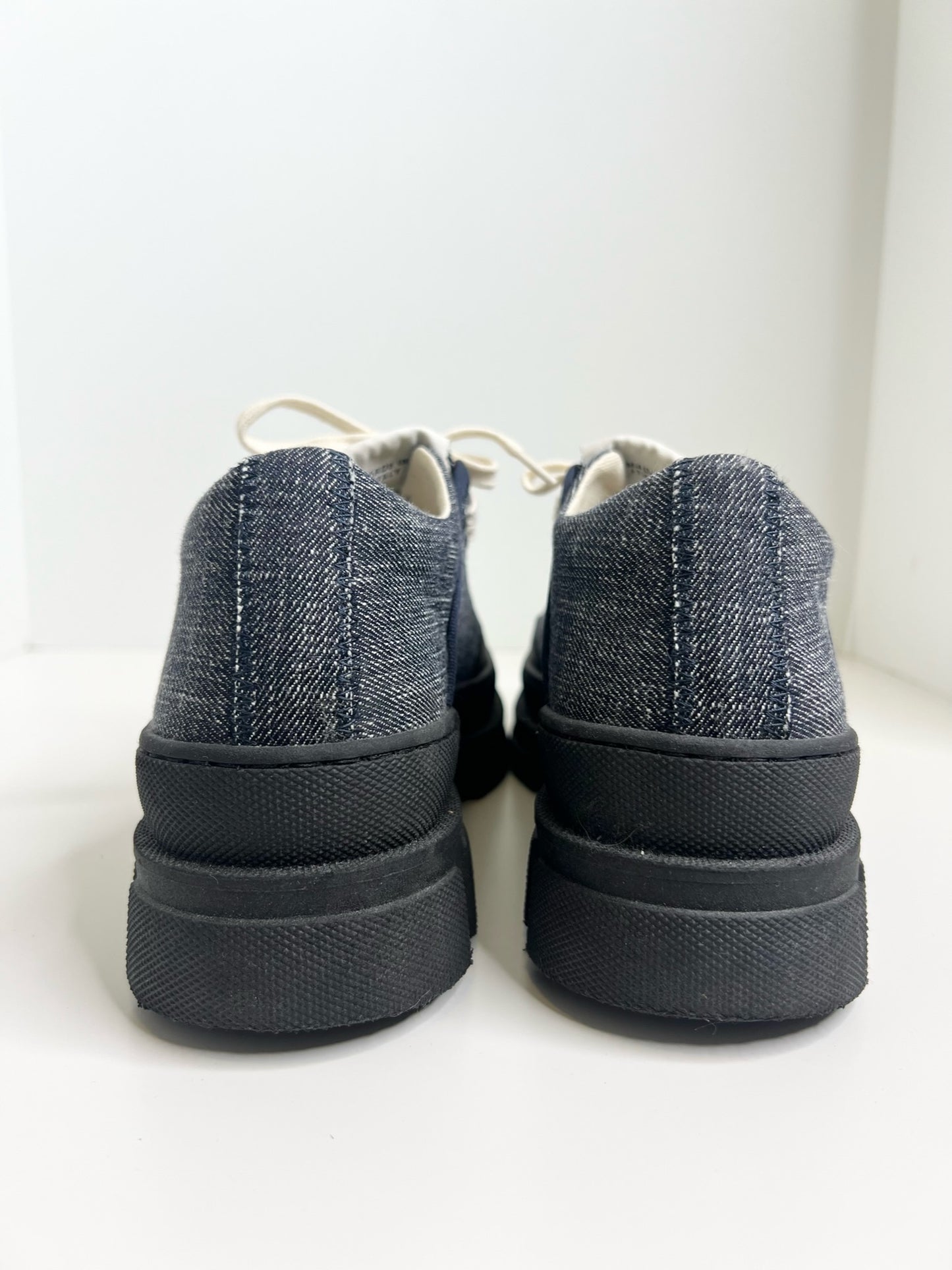 Ganni Denim Low-top Sneakers, Size 39