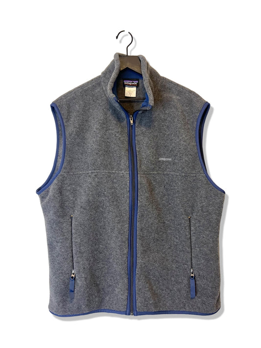 Patagonia Men's Gray Fleece Vest, Size L