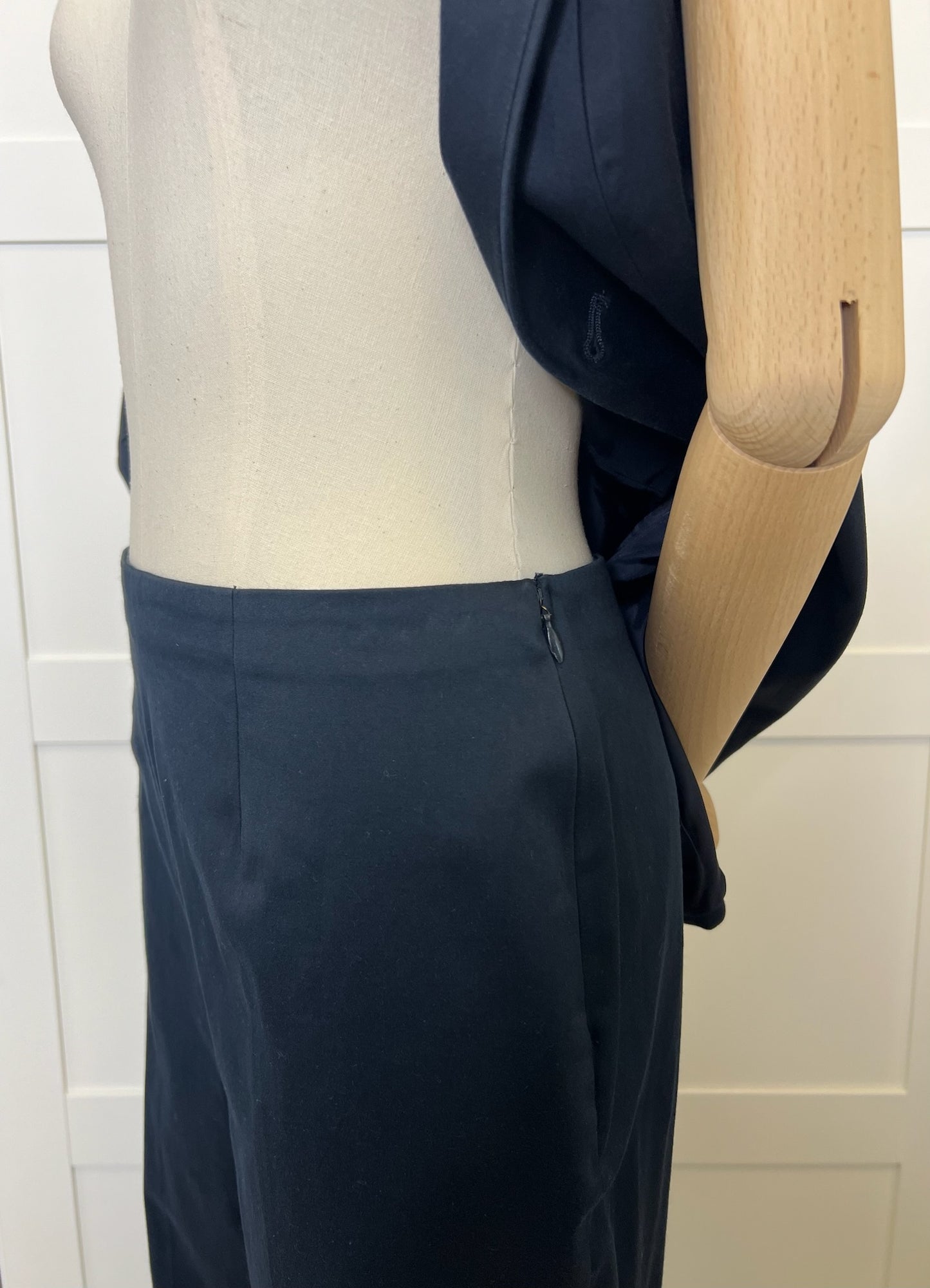 Calvin Klein Collection Navy Wrap Vest 2-Piece Suit, Vest and Pants