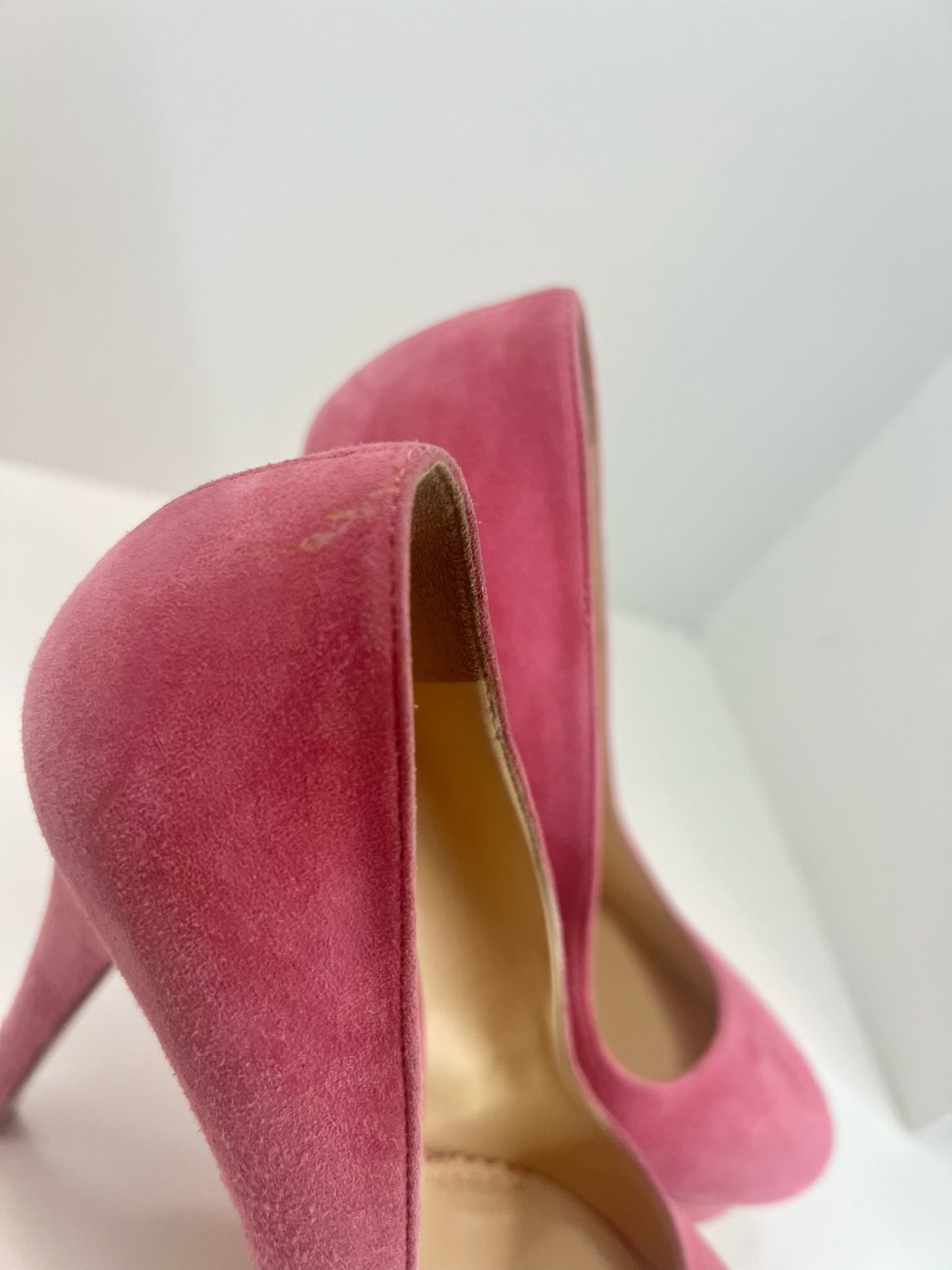 NWT! Charlotte Olympia Dolly Suede Pumps, Size 36.5