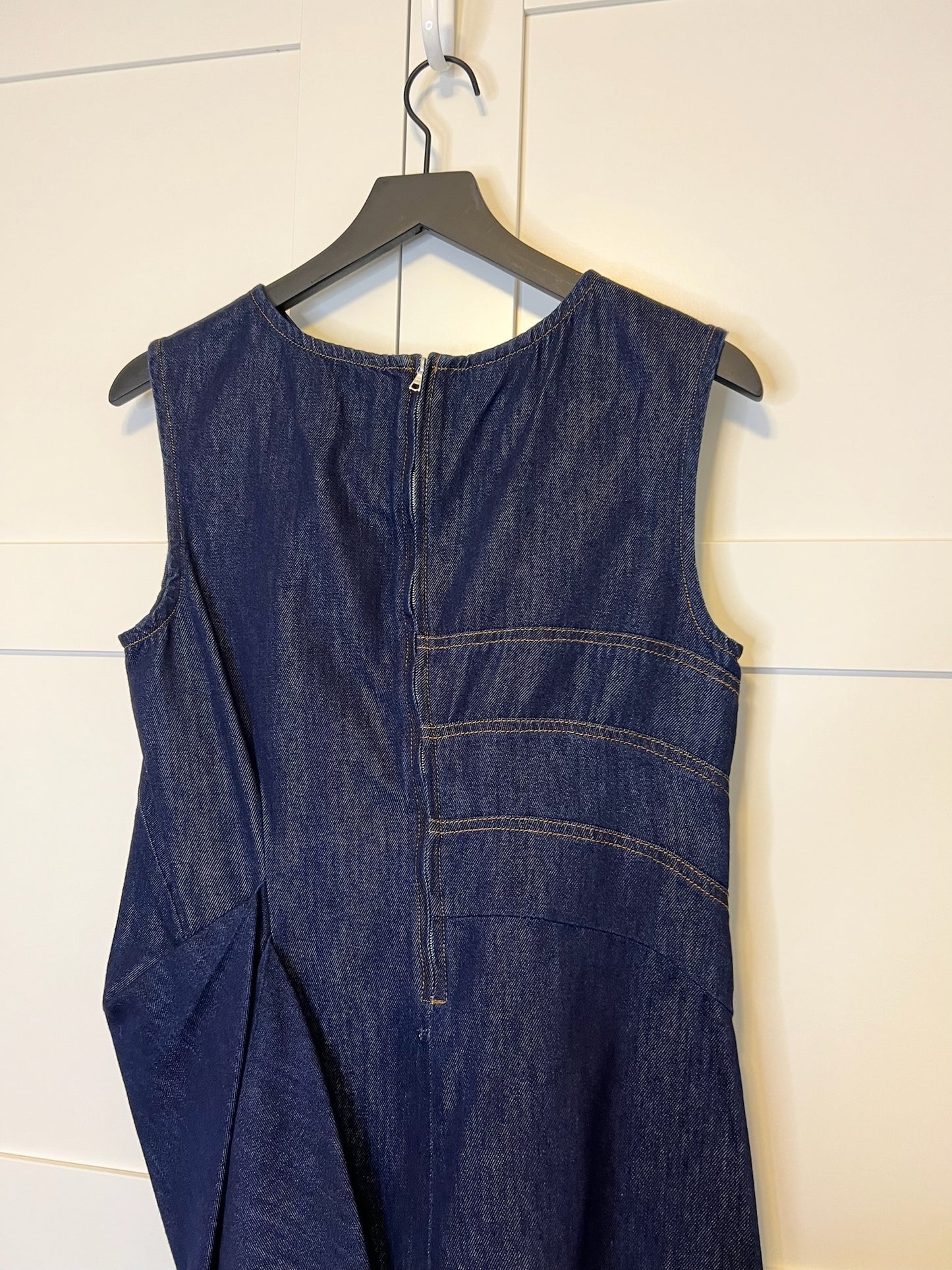 Dries Van Noten Sleeveless Denim Top, Size 40