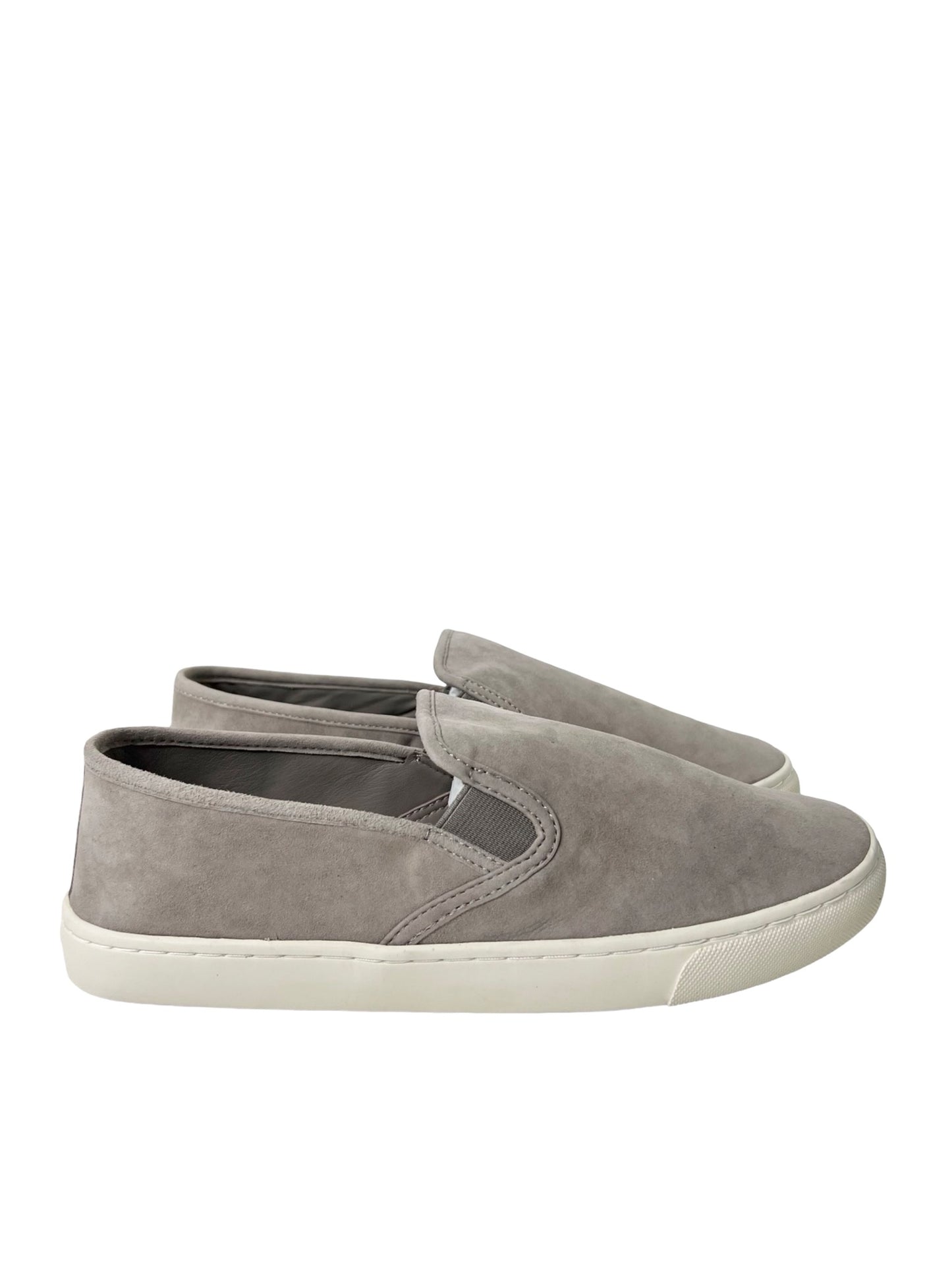 NWT! Tory Burch Max Slip-On Suede Gray Sneakers, Size 10