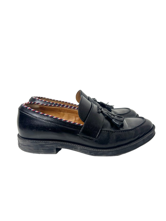 Gucci Leather Tassel Accents Dress Loafers, Size 7