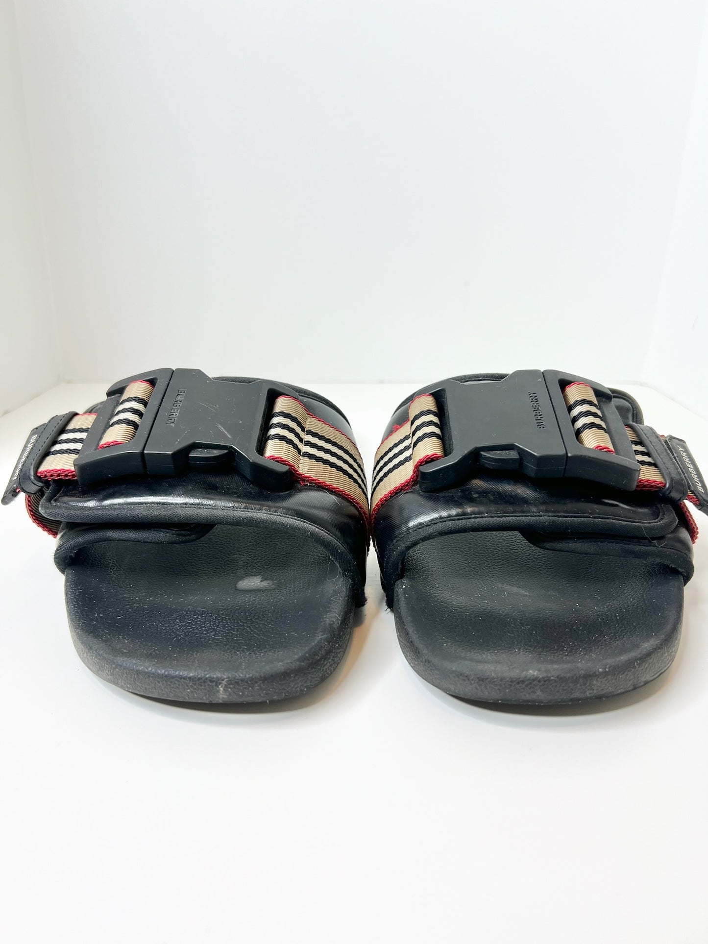 Burberry Men's Cameron Slide Sandals, Size 45