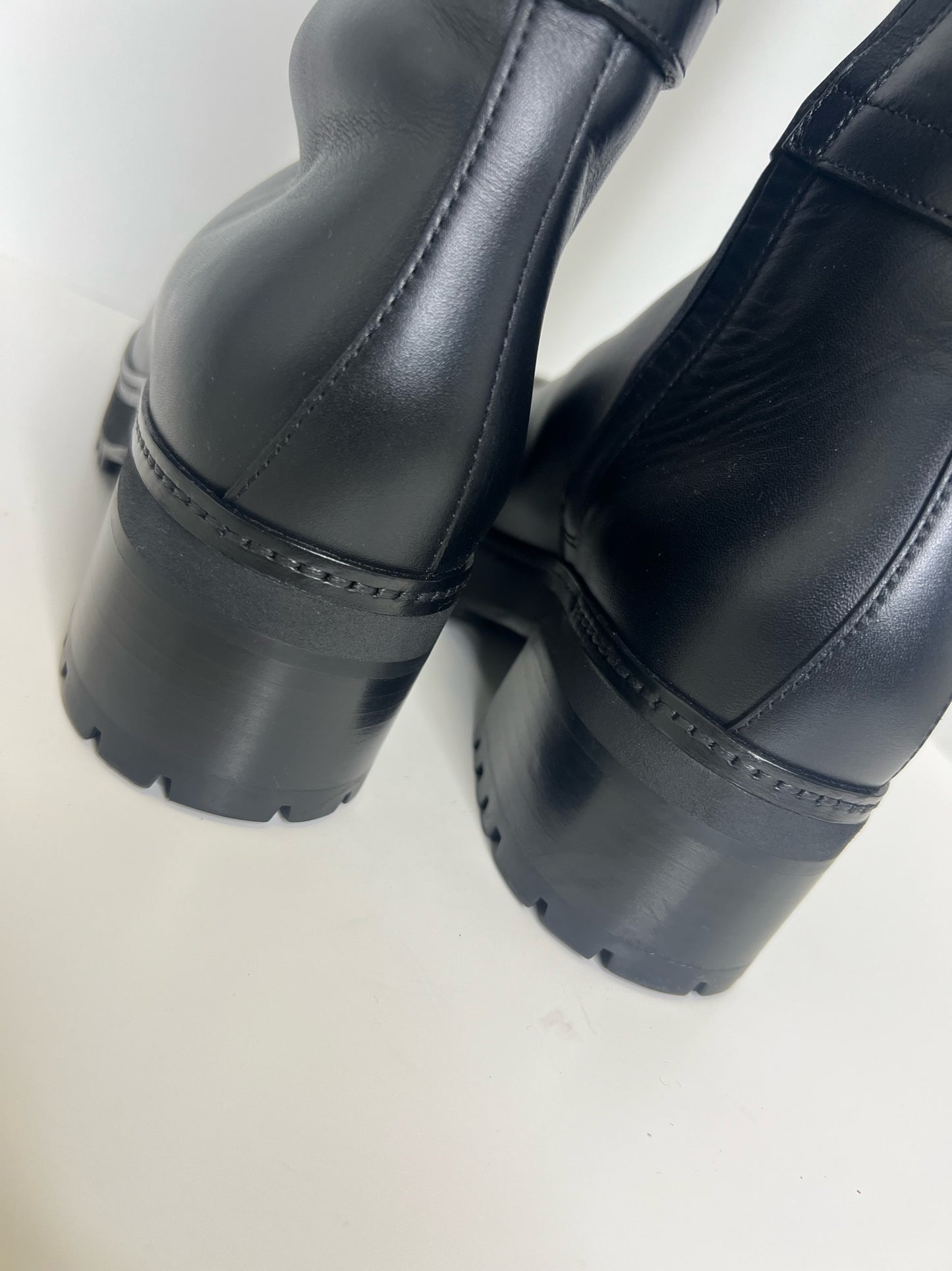 NWT! Christian Dior D-Road High Leather Boots, Size 39