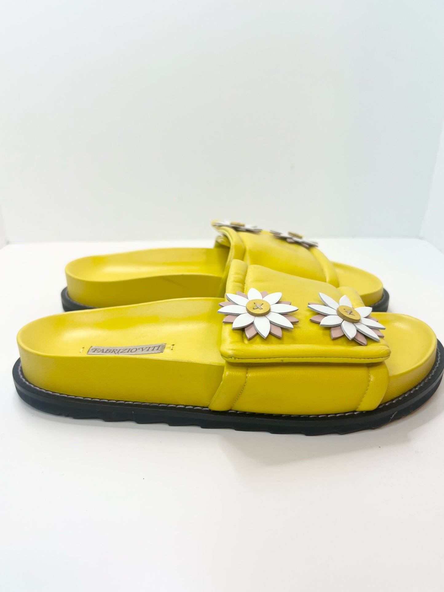 Fabrizio Viti Paloma Puff Slides, Size 38