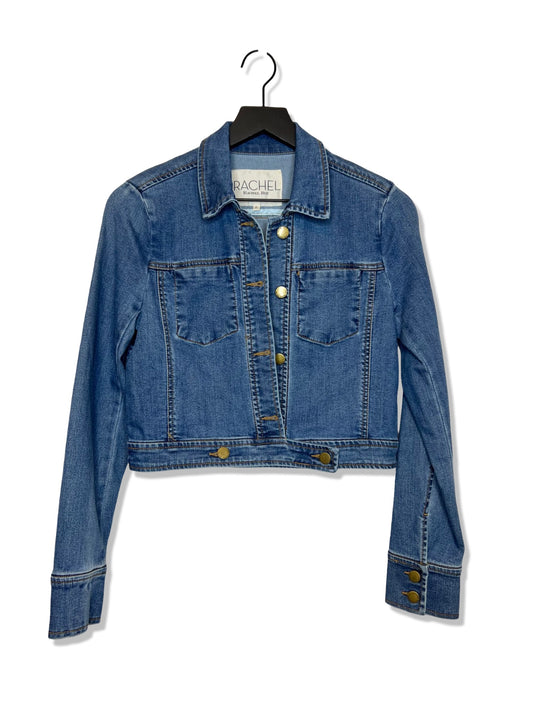 RACHEL Rachel Roy Cropped Denim Jacket, Size Medium