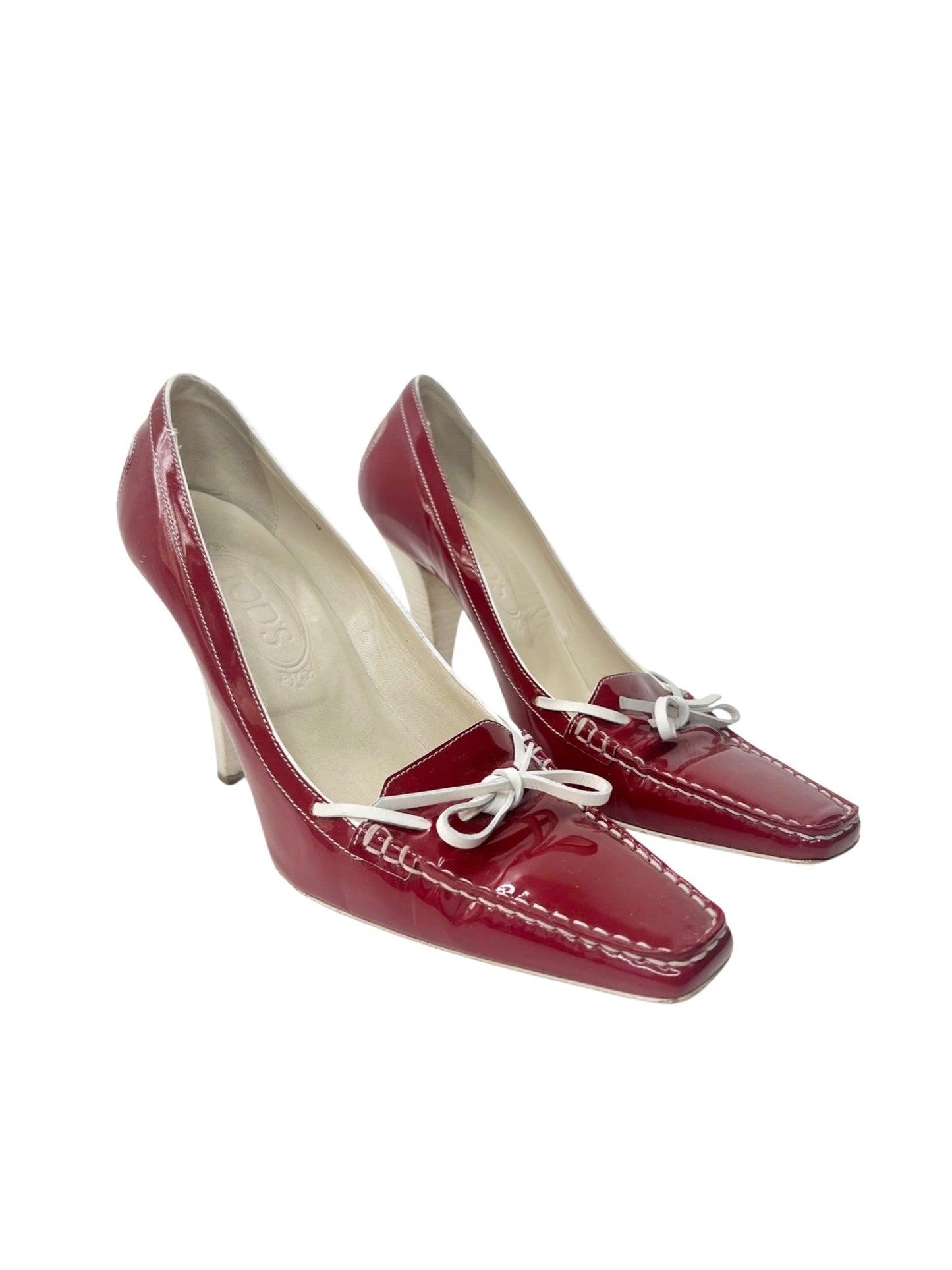 Tod's Patent Leather Pumps, Size 8