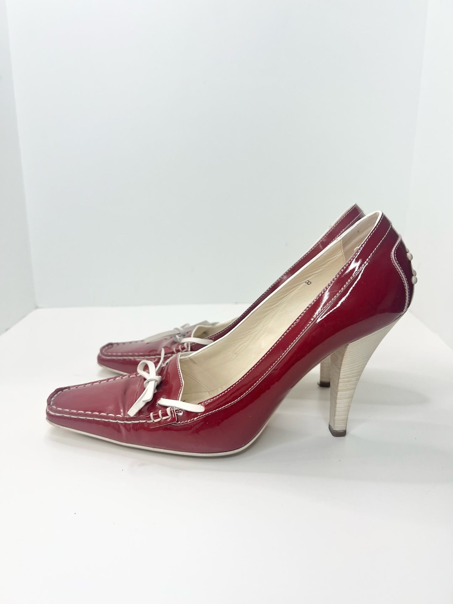 Tod's Patent Leather Pumps, Size 8