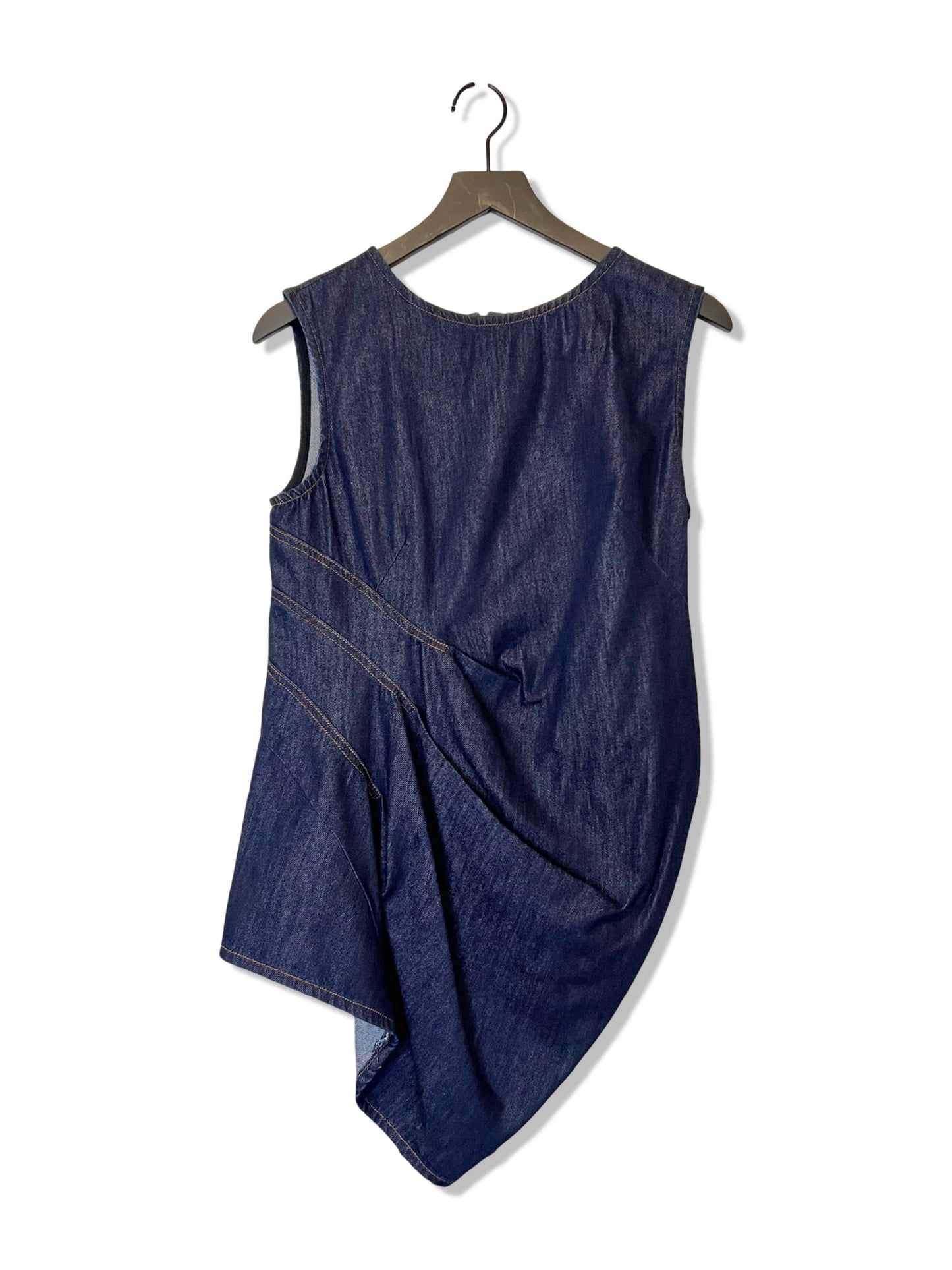 Dries Van Noten Sleeveless Denim Top, Size 40