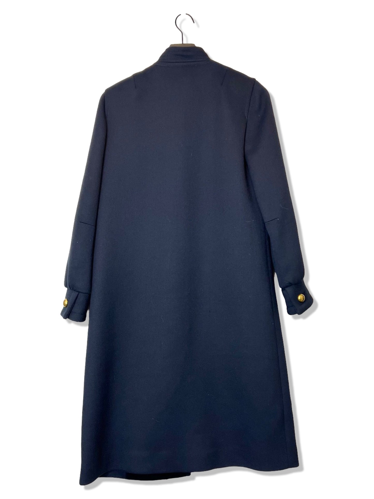 Tory Burch Navy Overcoat, Size 4