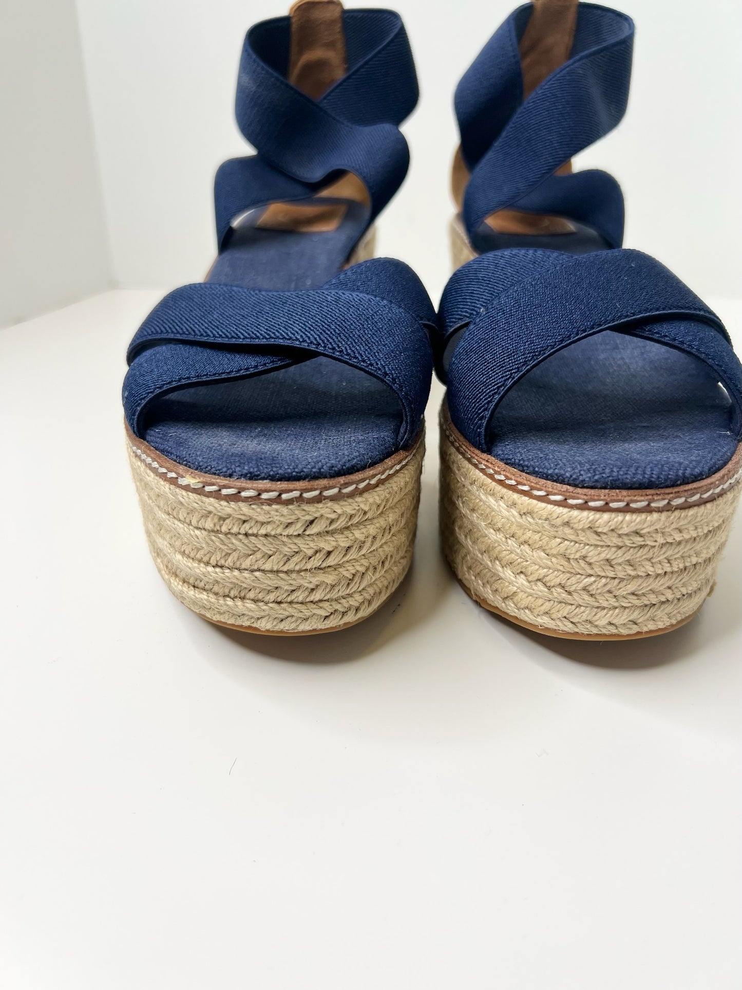 Tory Burch Frieda 50mm Espadrille Wedge Sandal, Size 10