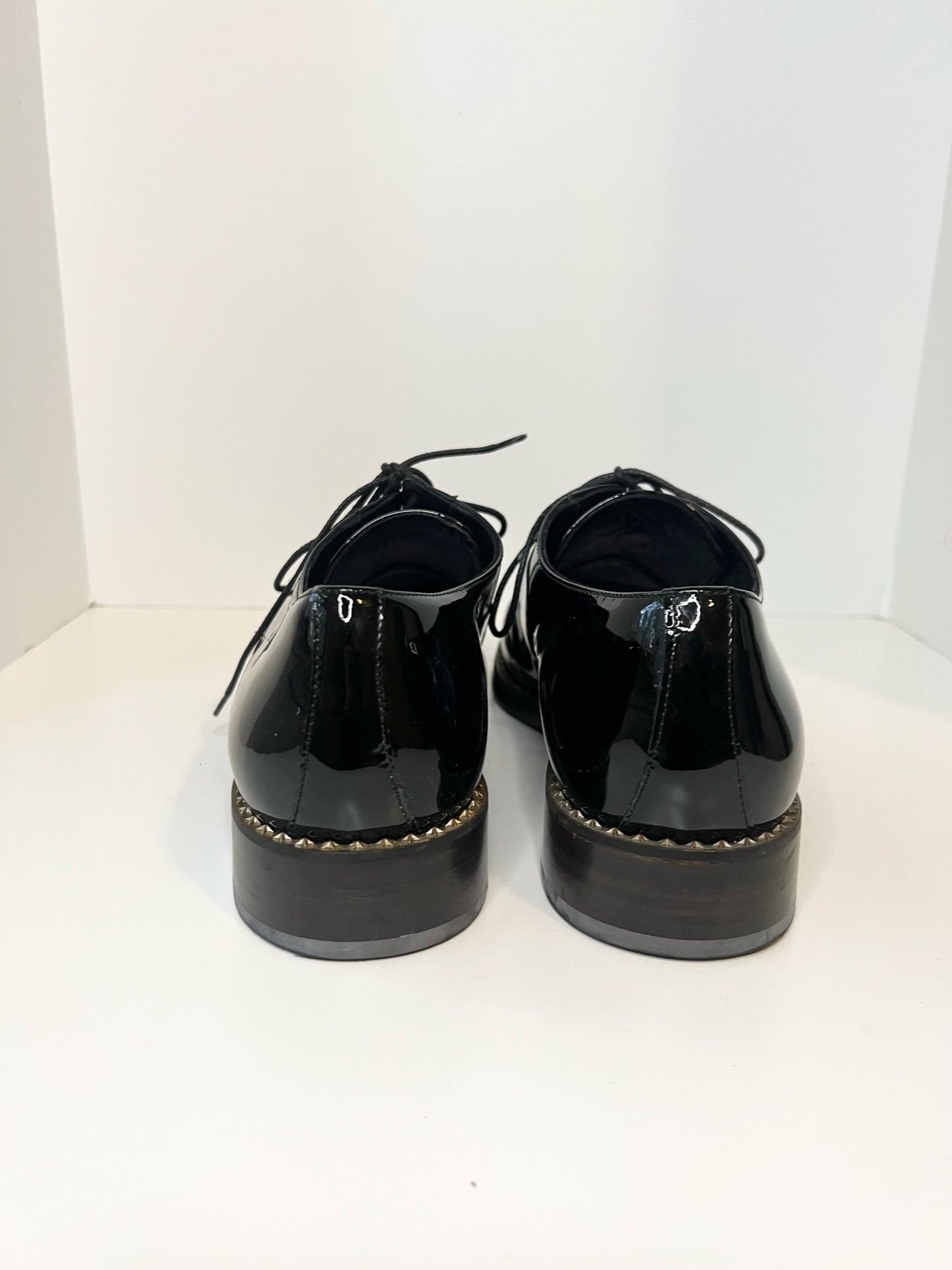 Jimmy Choo Patent Leather Derby Shoes, Size 45