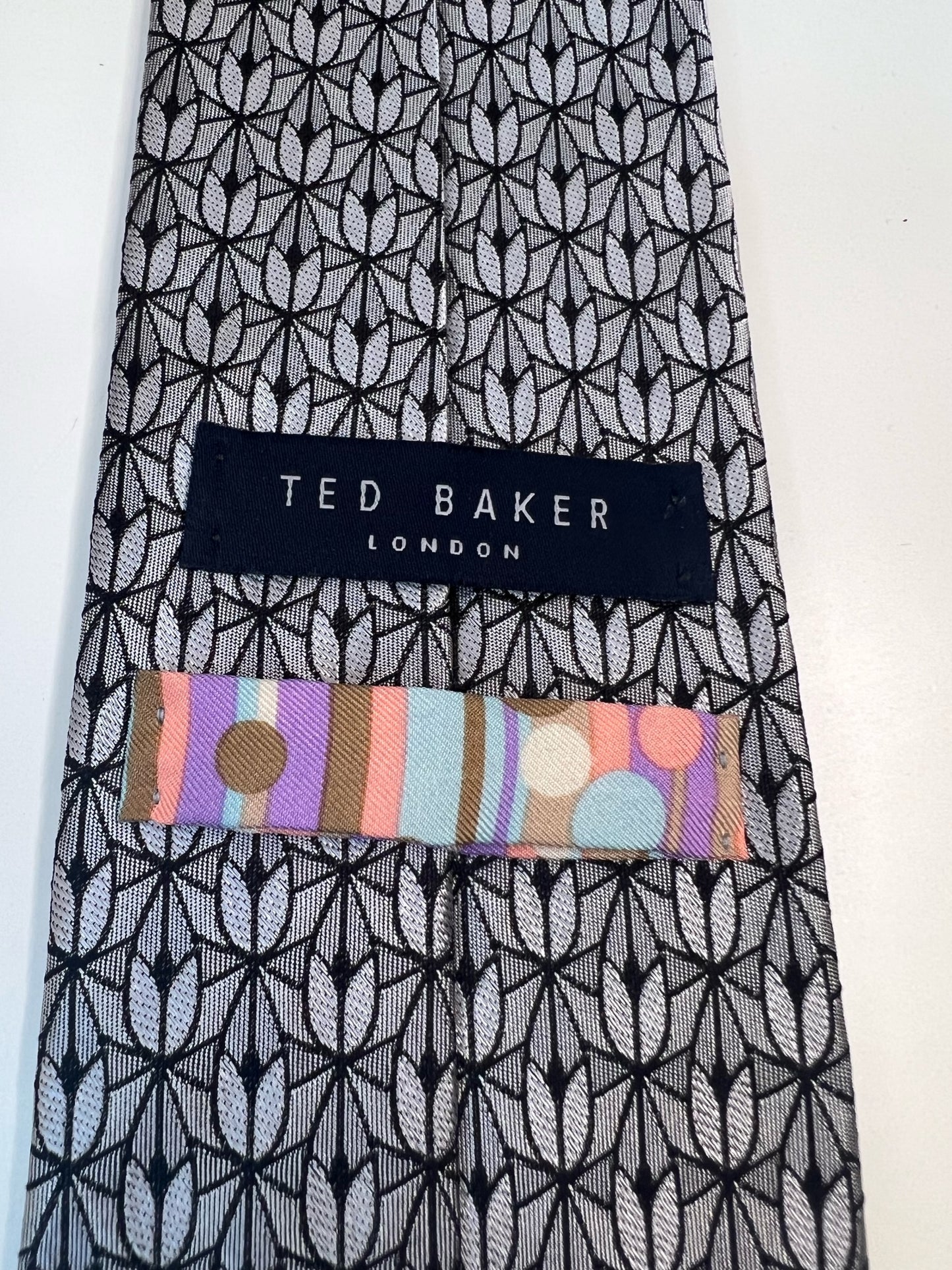 Ted Baker Black Patterned Tie