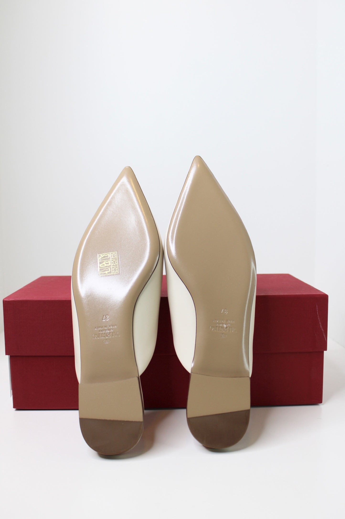 Valentino Garavani Rockstud Pointed Toe Mules, Size 37
