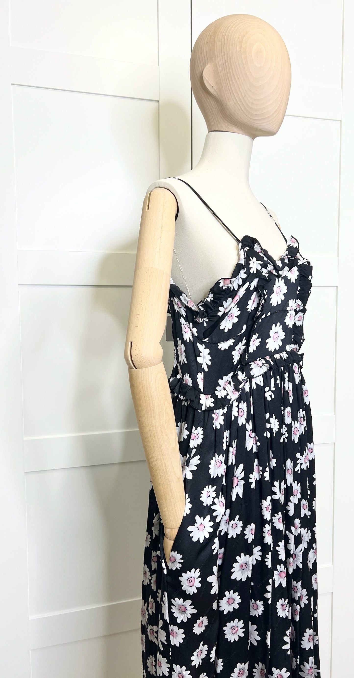 Balenciaga Silk Maxi Dress, Size 42