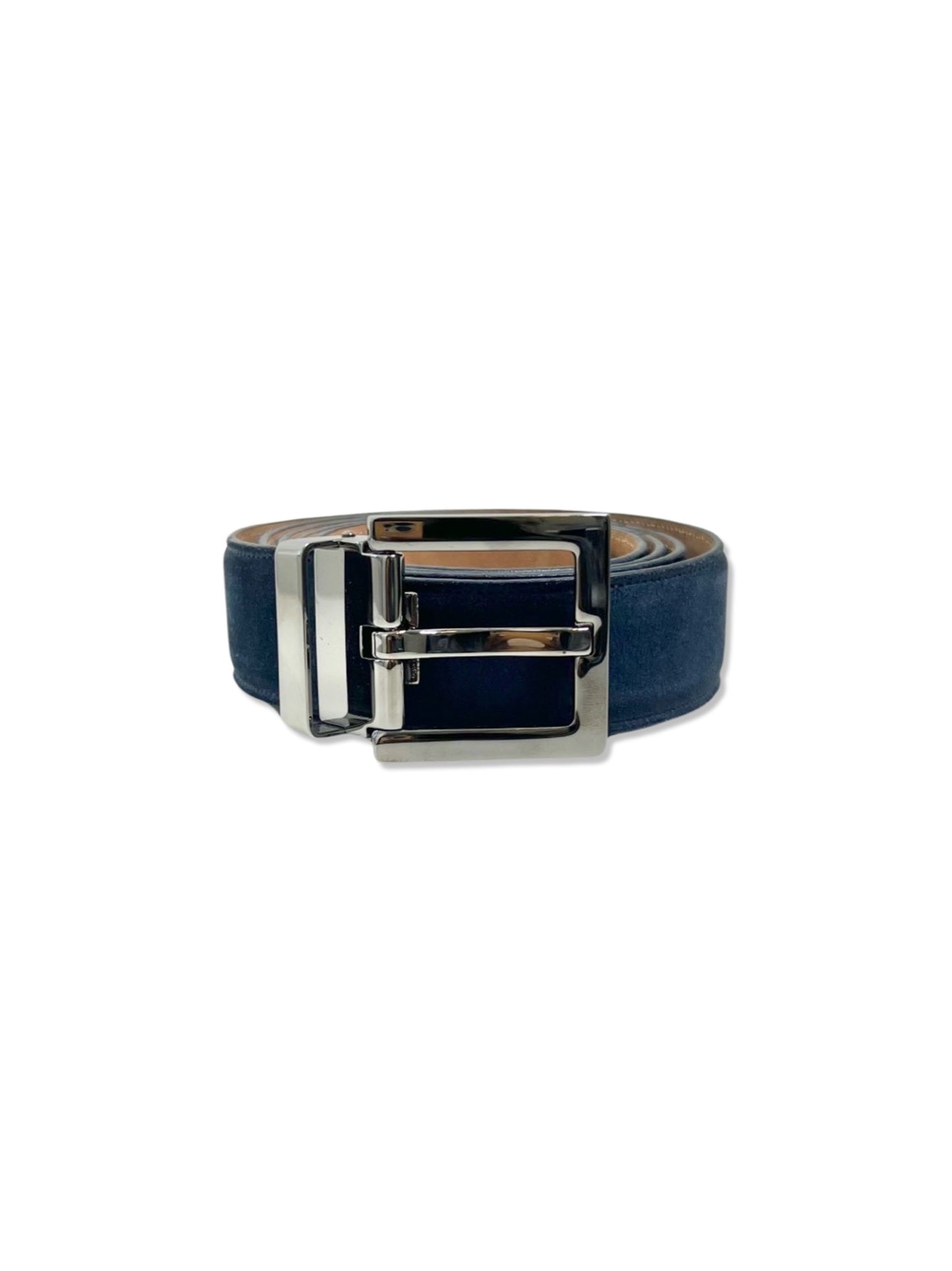 Dolce & Gabbana Navy Suede Belt