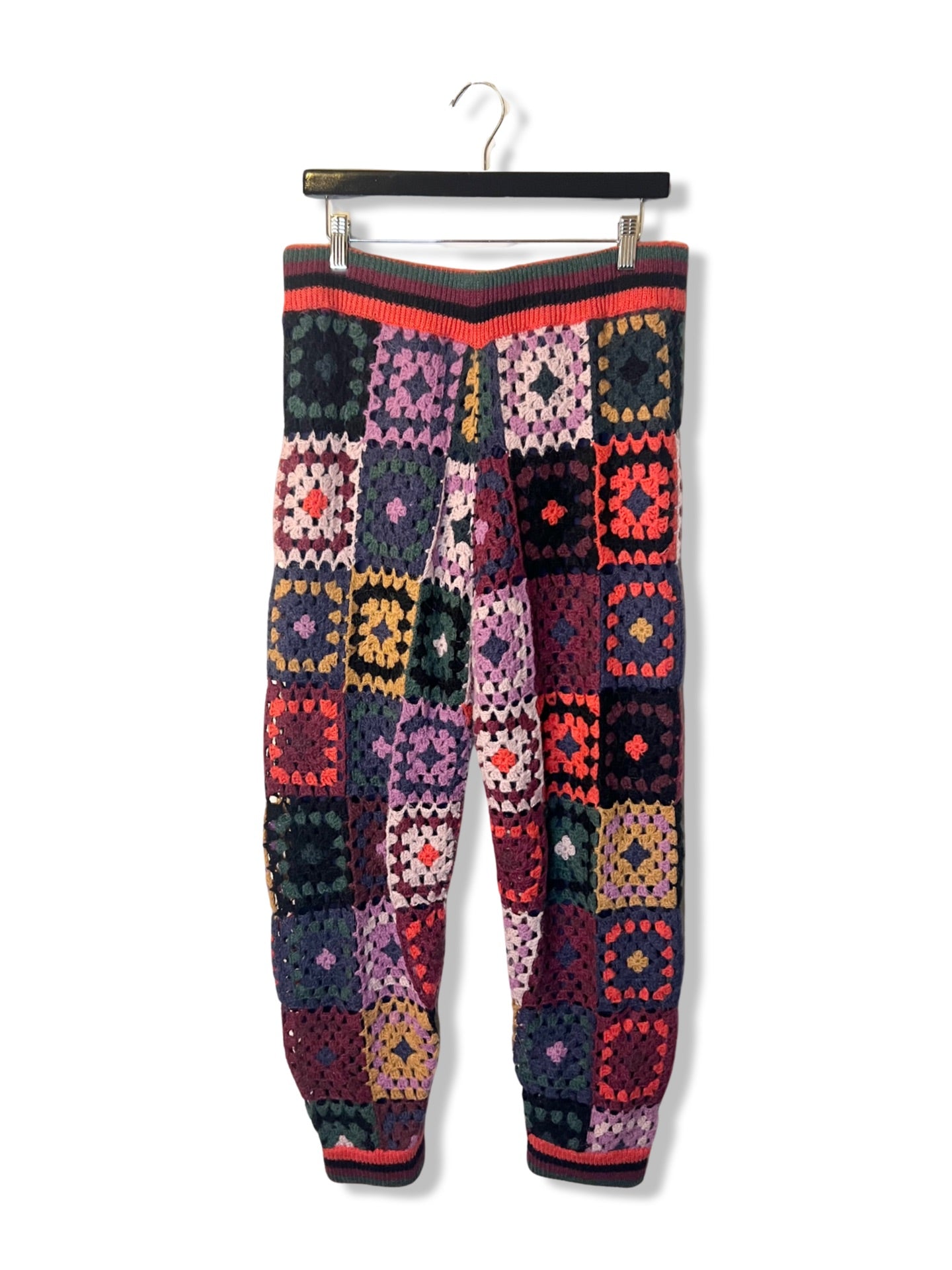 Farm Rio Mosaic Print Sweatpants, Size Large