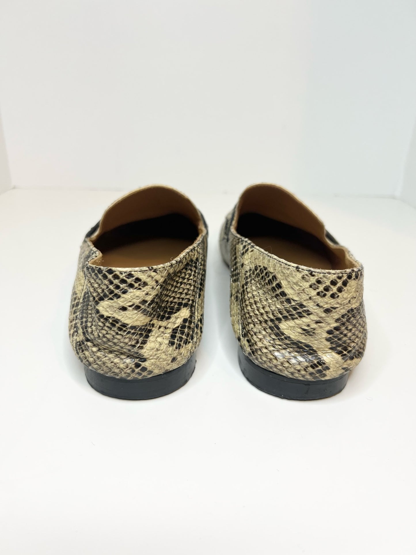 Isabel Marant Snakeskin Effect Loafer, Size 39