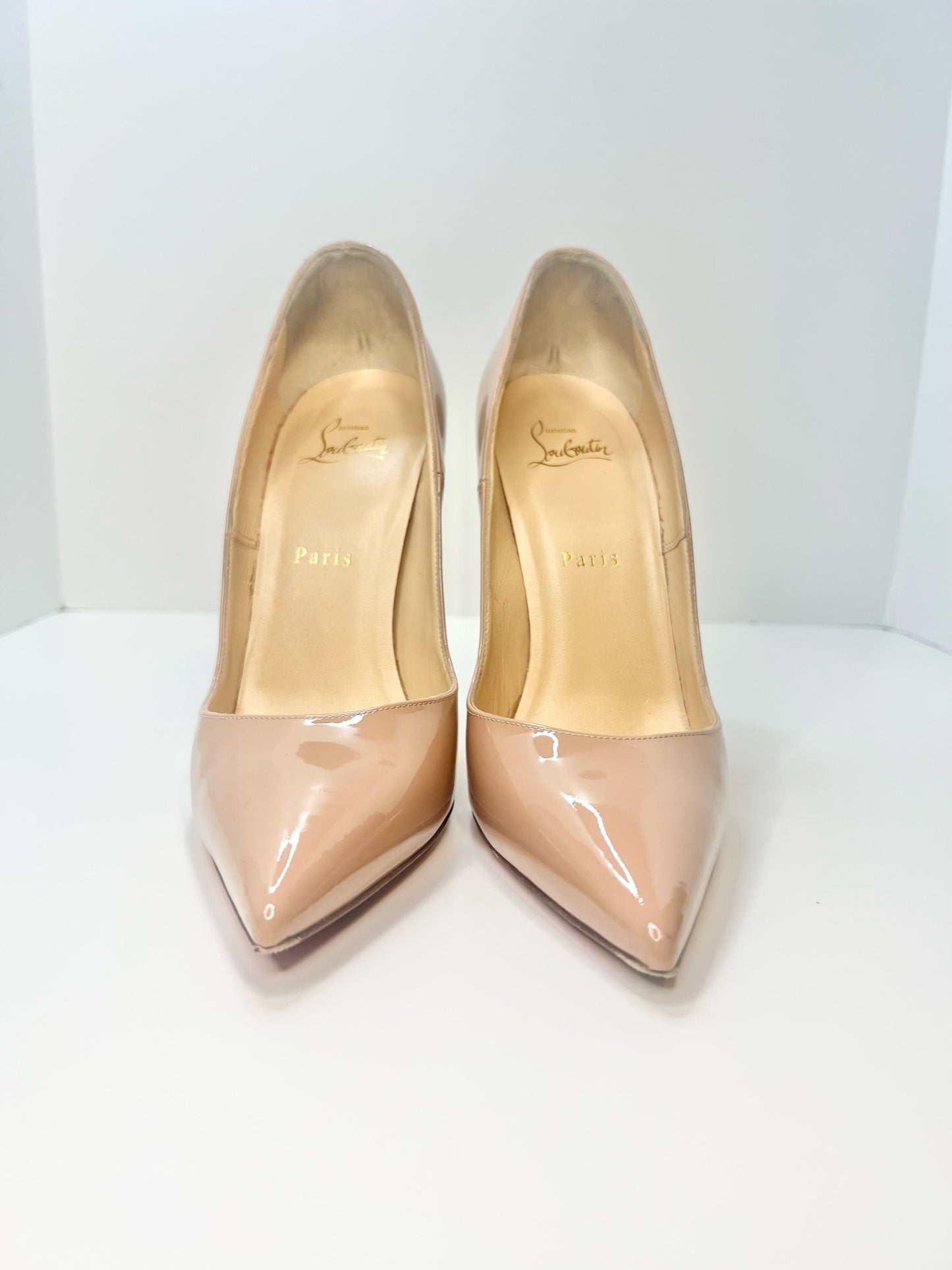 Christian Louboutin So Kate 120 Patent Pumps, Size 39