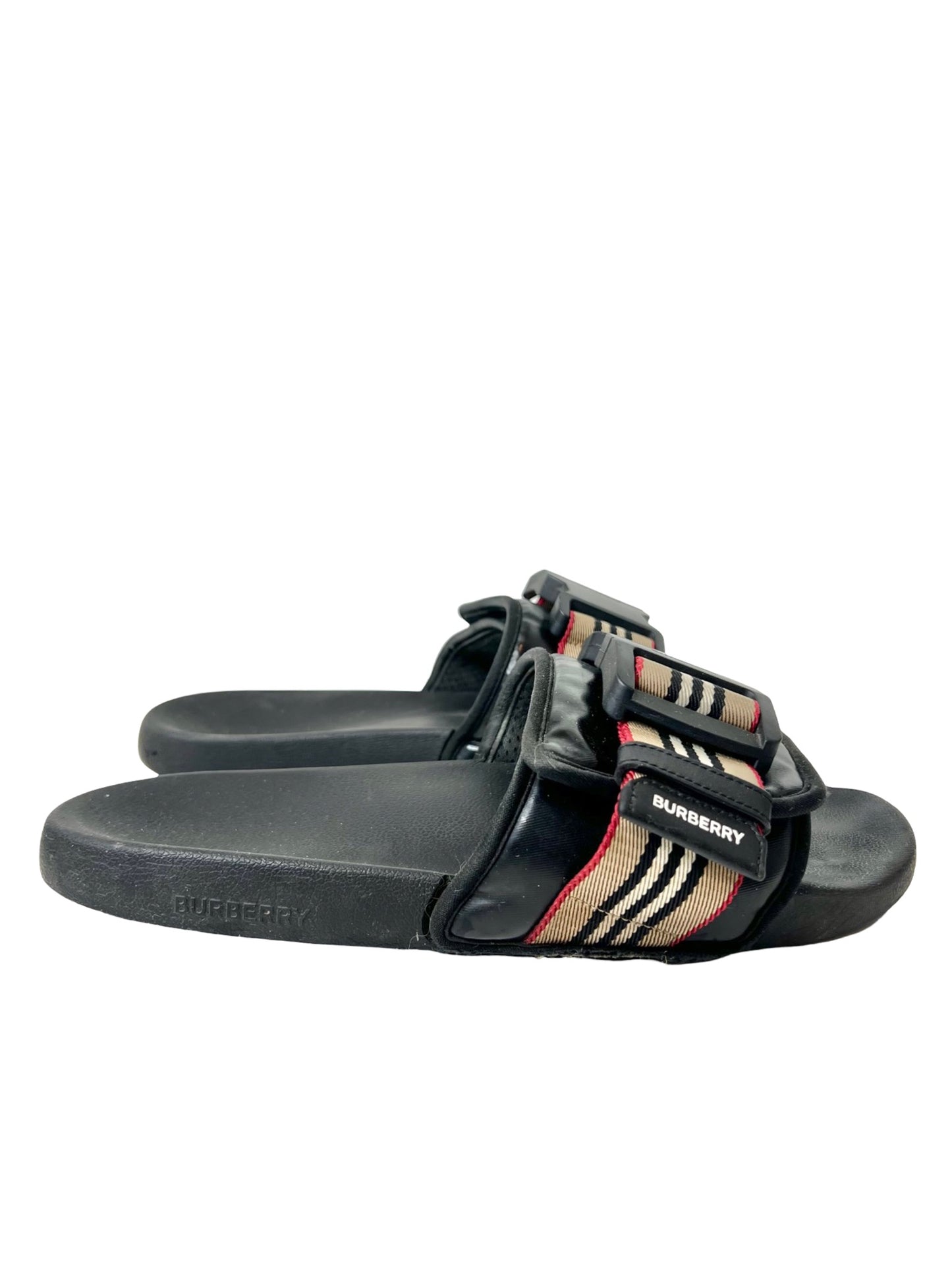 Burberry Men's Cameron Slide Sandals, Size 45