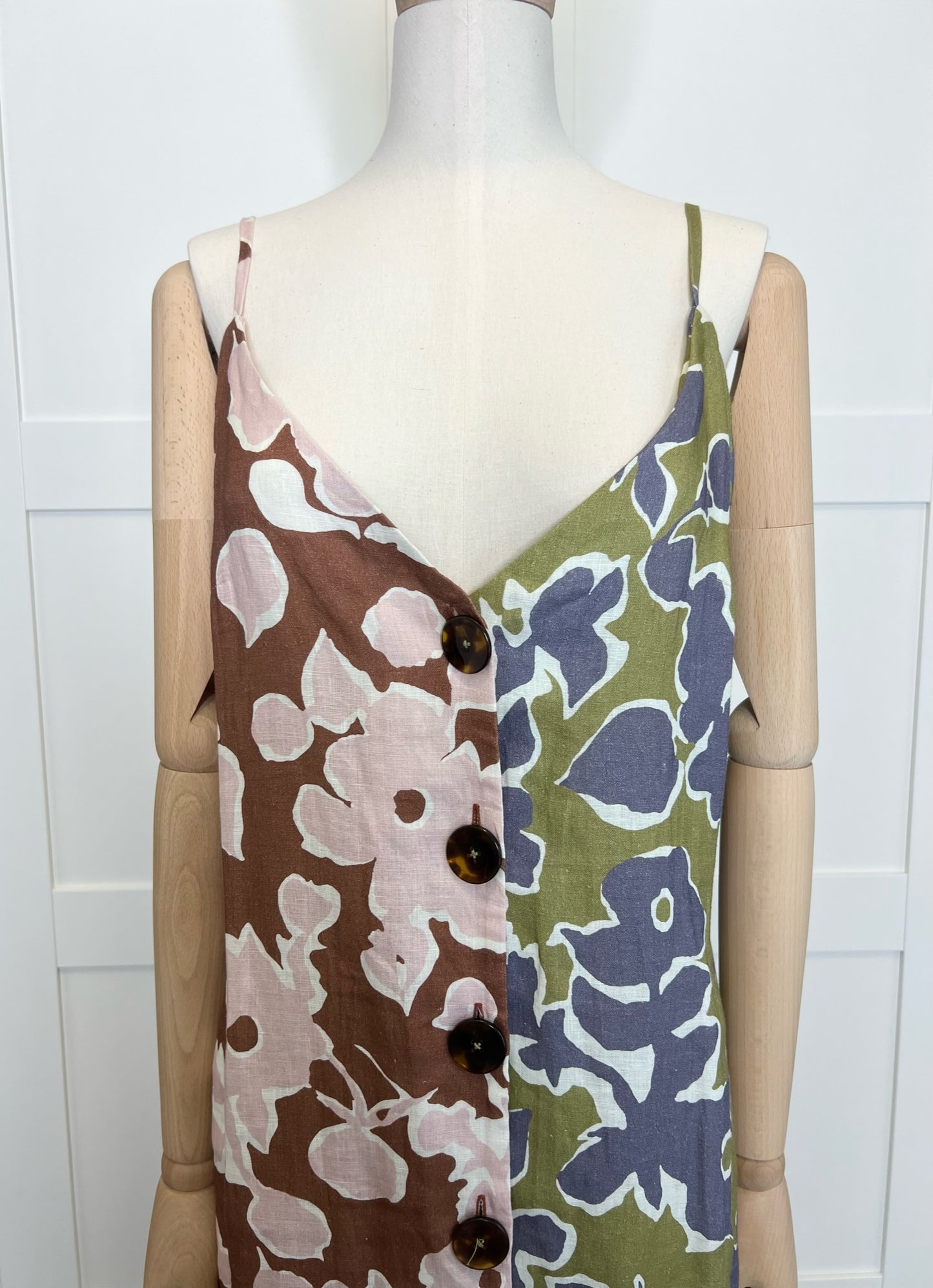 Cala De La Cruz Floral Dress, Size M