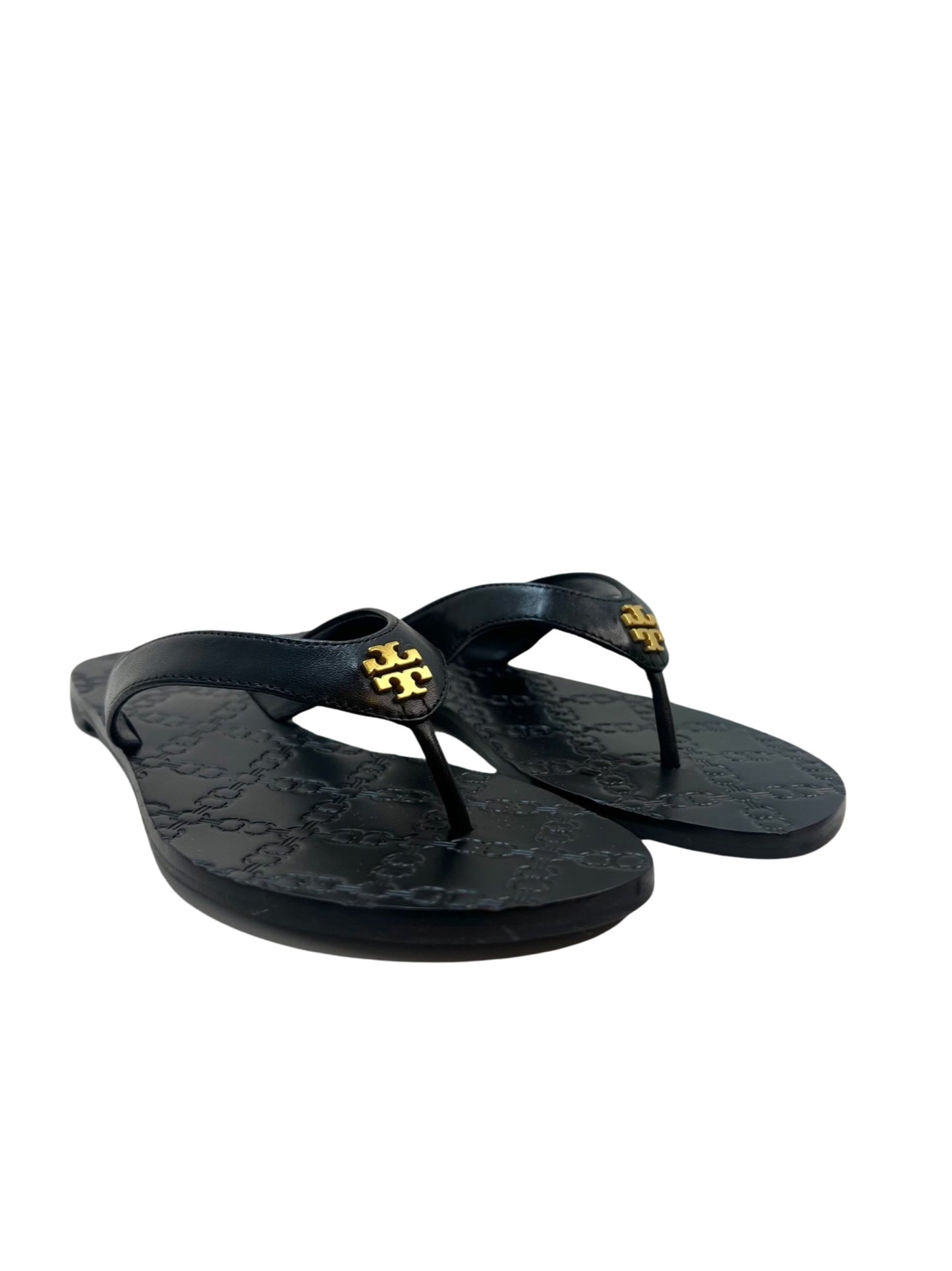 NWT! Tory Burch Monroe Thong Black Sandal, Size 6.5