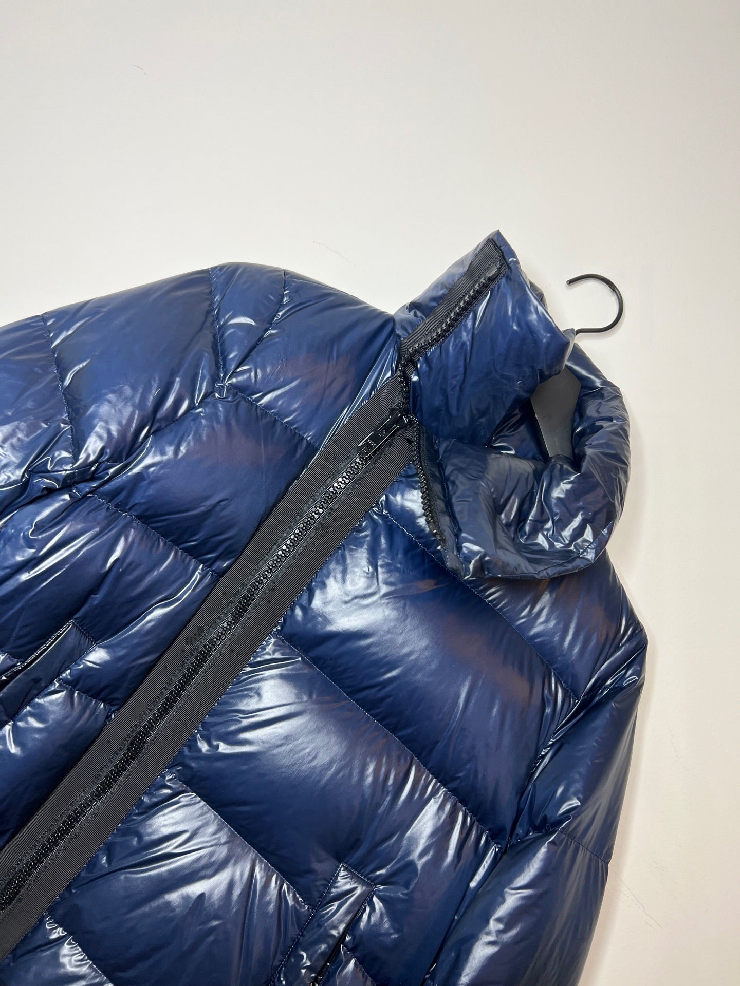 Sacai Navy Turtleneck Down Jacket, Size M