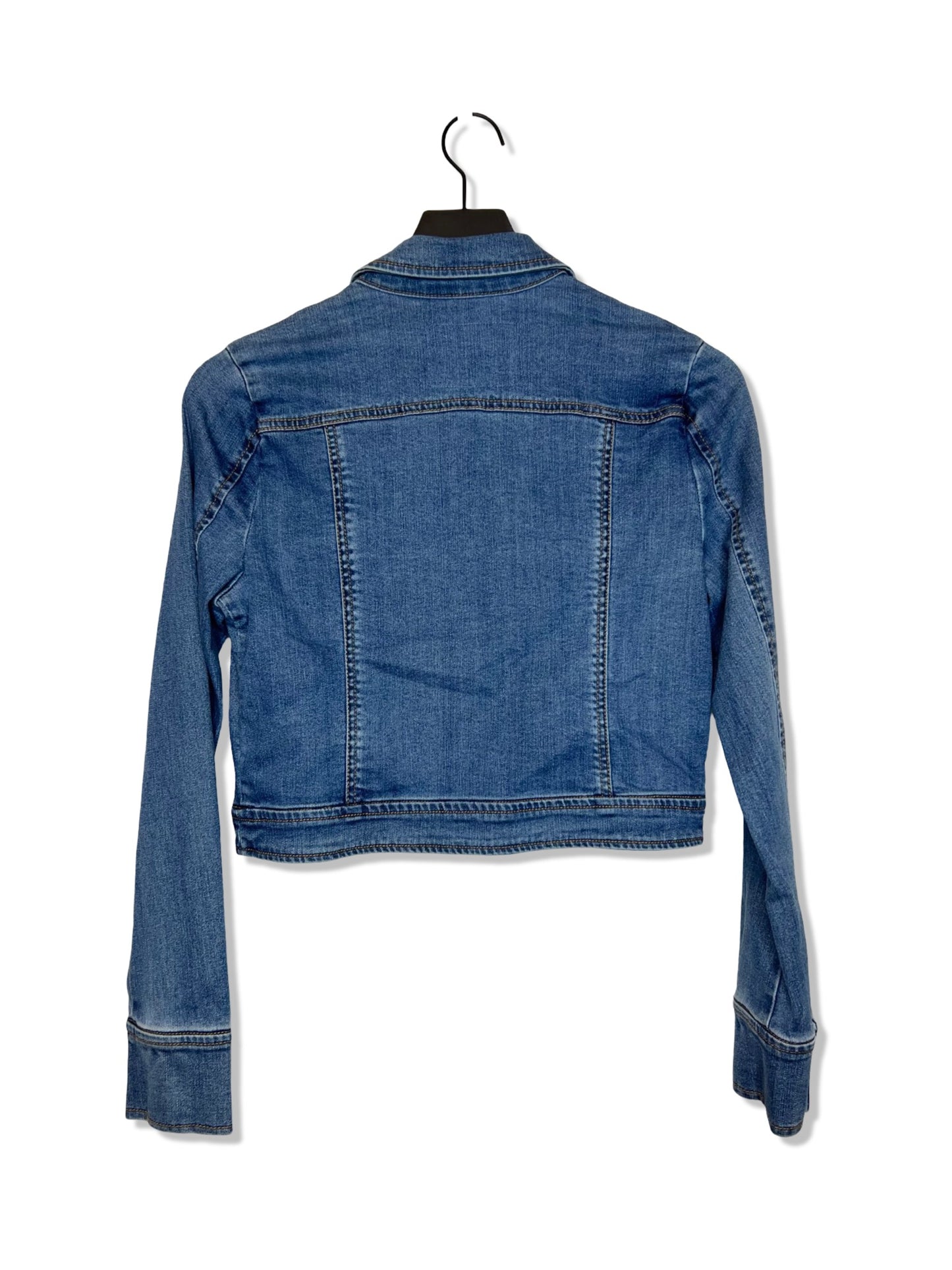 RACHEL Rachel Roy Cropped Denim Jacket, Size Medium