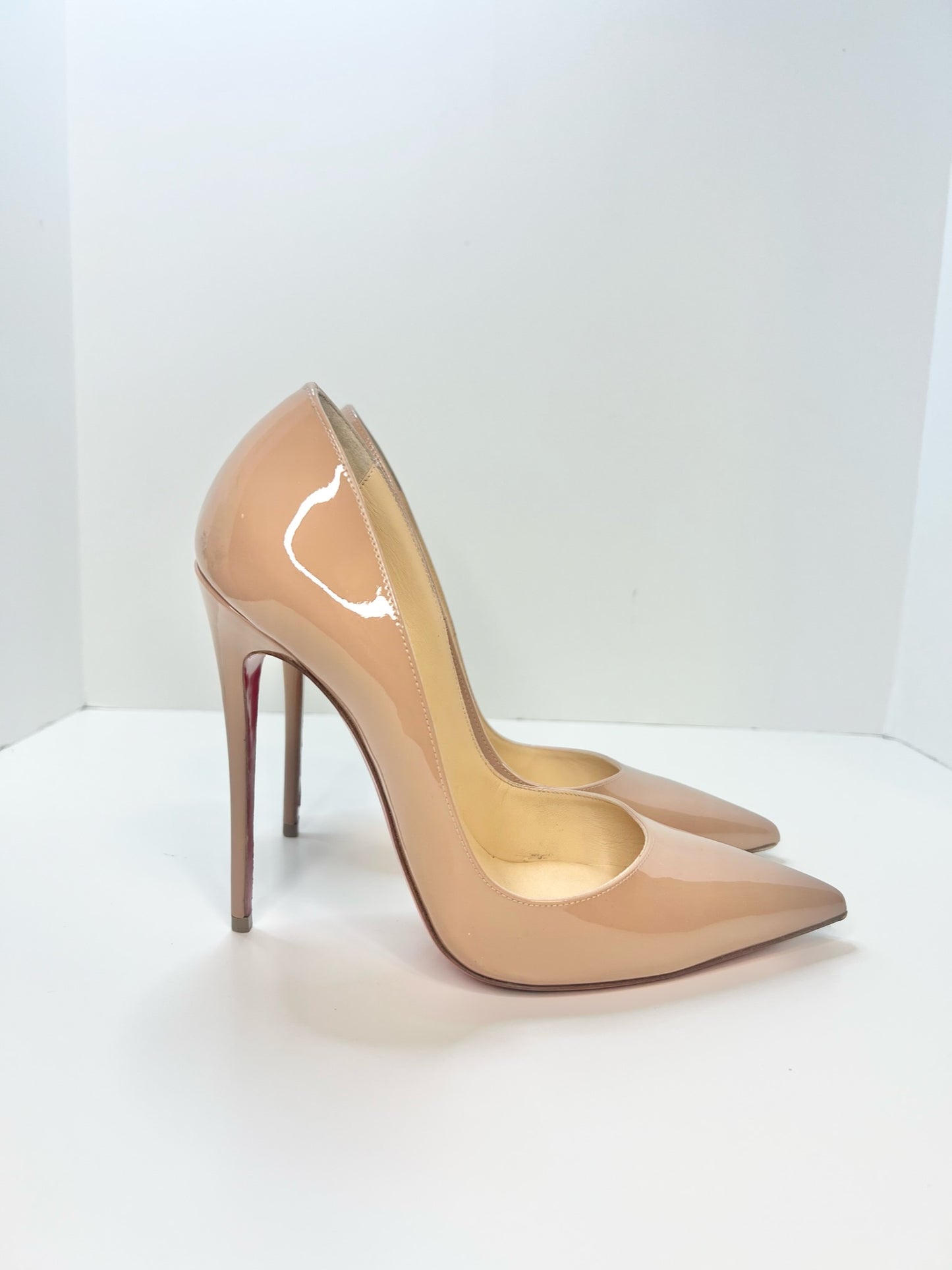 Christian Louboutin So Kate 120 Patent Pumps, Size 39