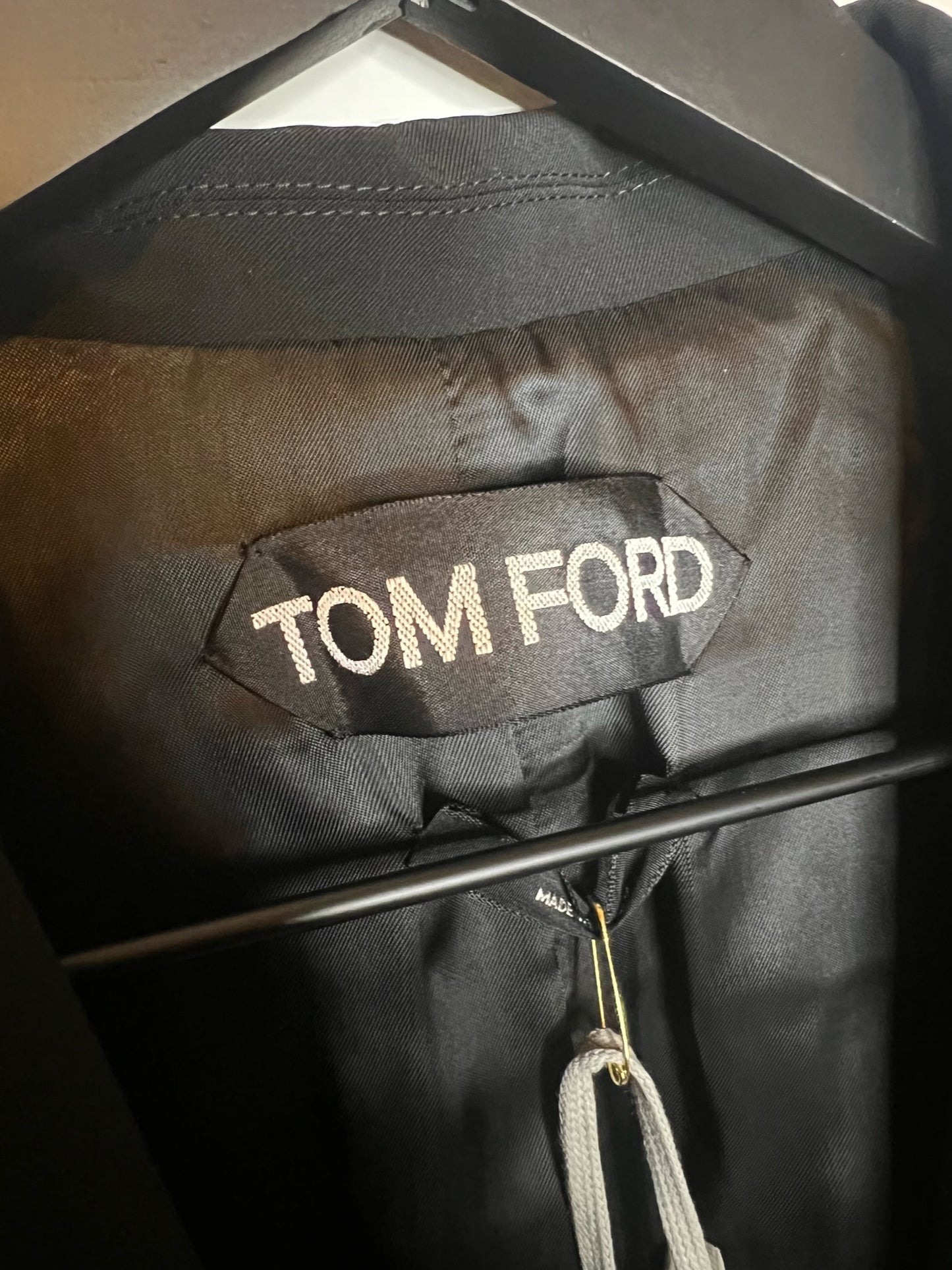 NWT! Tom Ford Women's Black Blazer, Size 46