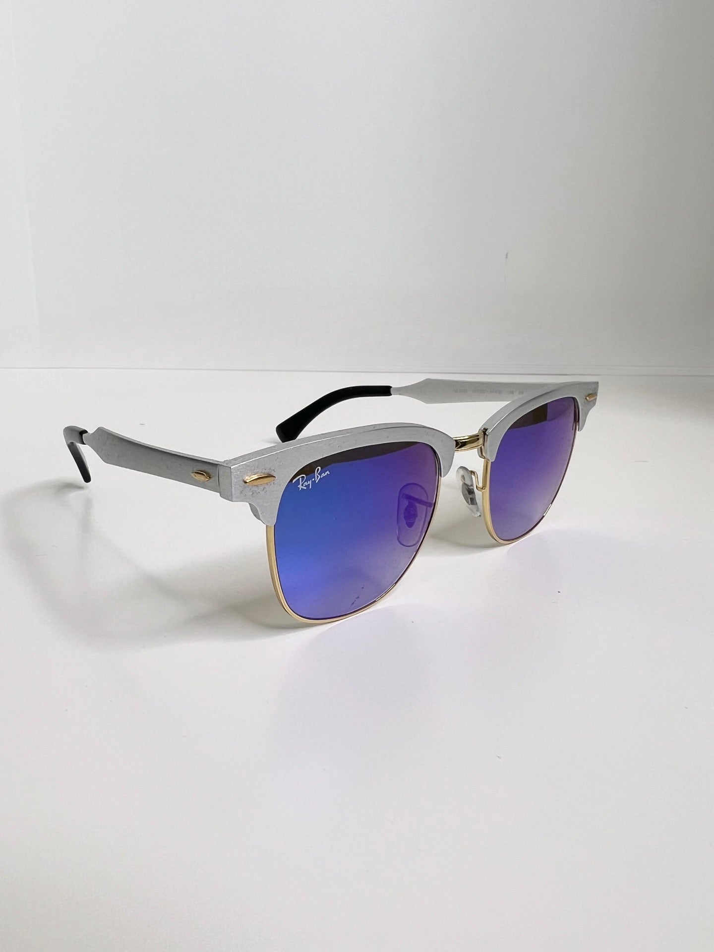 NWT! Ray-Ban RB3507 Clubmaster Aluminum Sunglasses