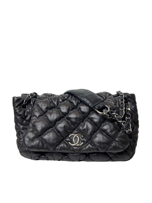 Chanel Bubble Quilt Accordion Flap Bag