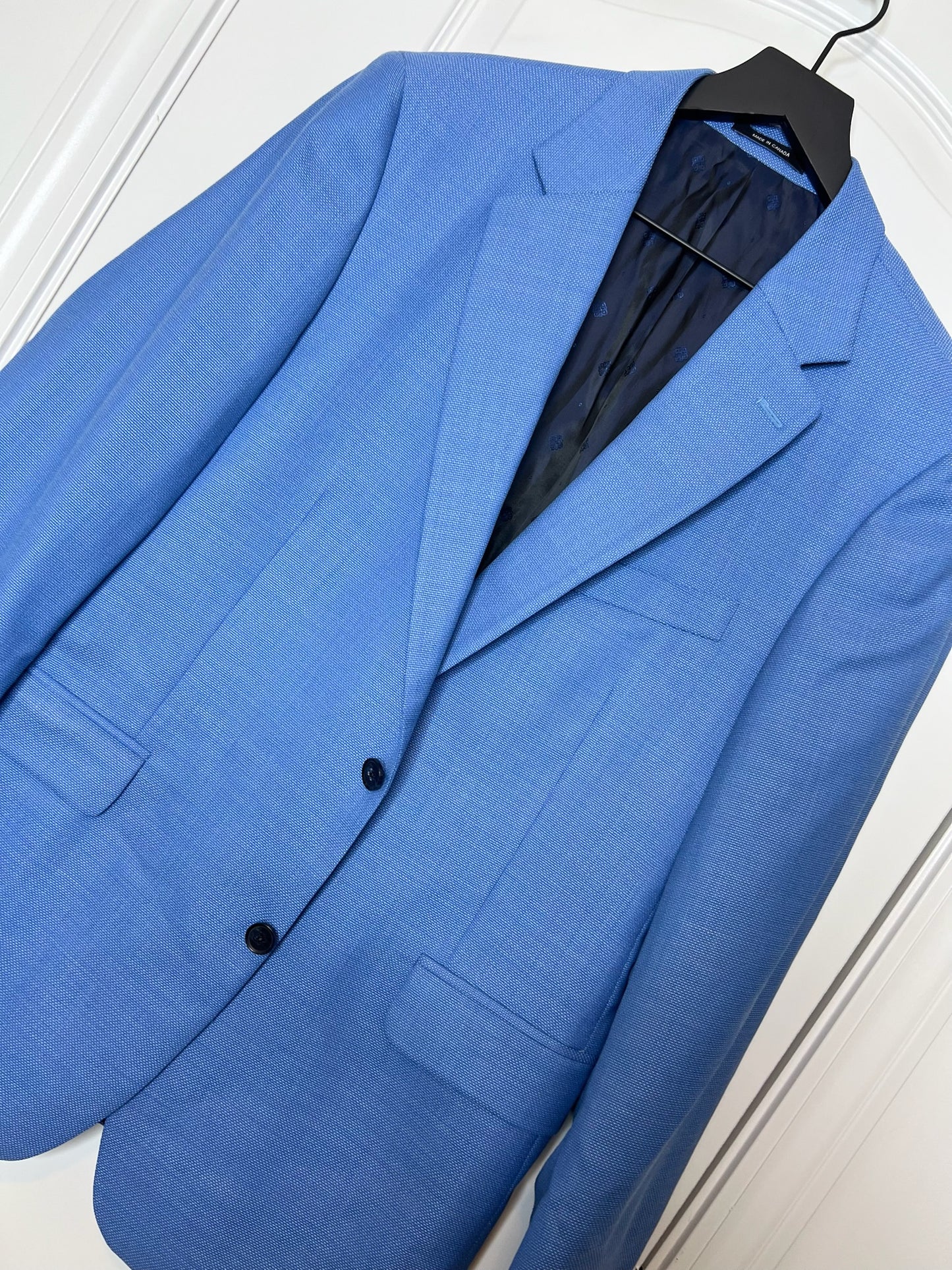 Empire Blue Wool Blazer, Size 42R