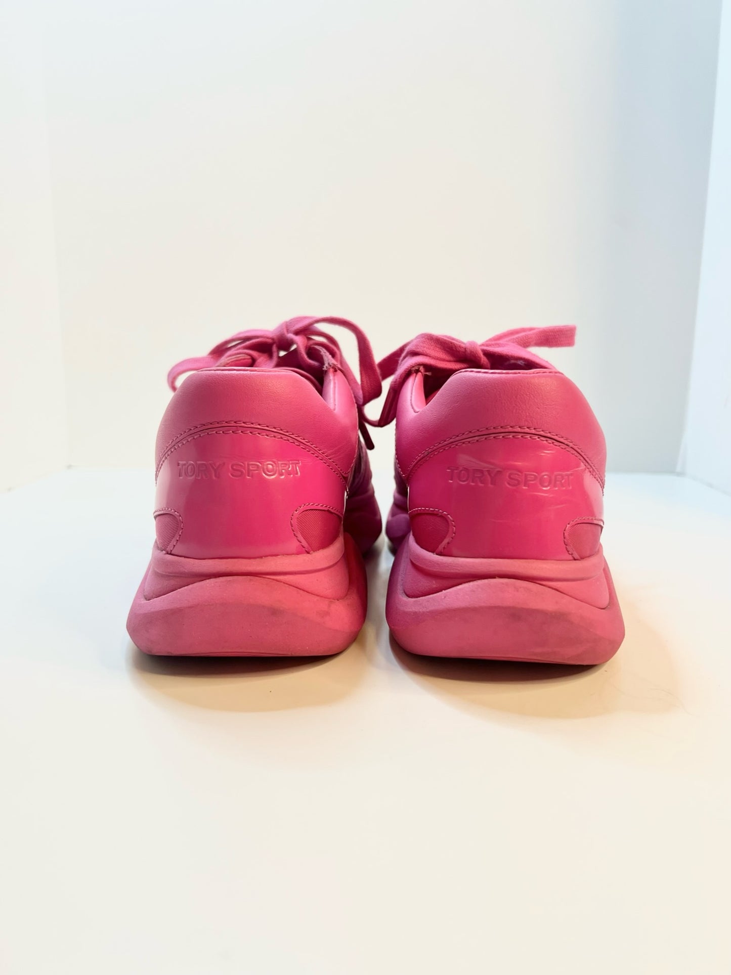 Tory Burch Bubble Bright Pink Sneakers, Size 7