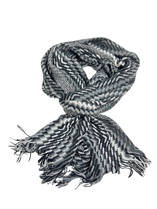 Missoni Chevron Patterned Scarf, Black