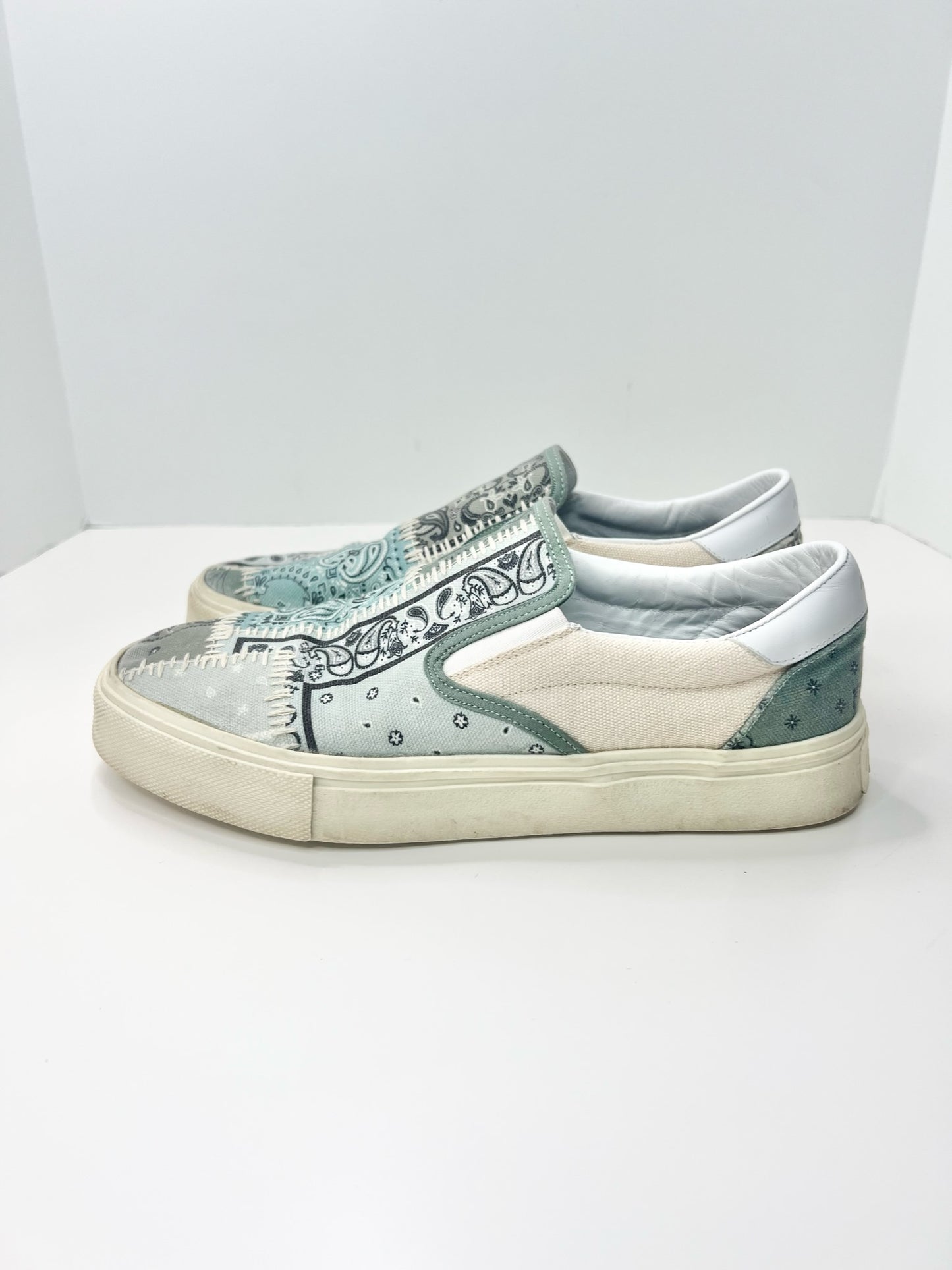 Amiri Bandana Reconstructed Slip-On Sneaker, Size 38