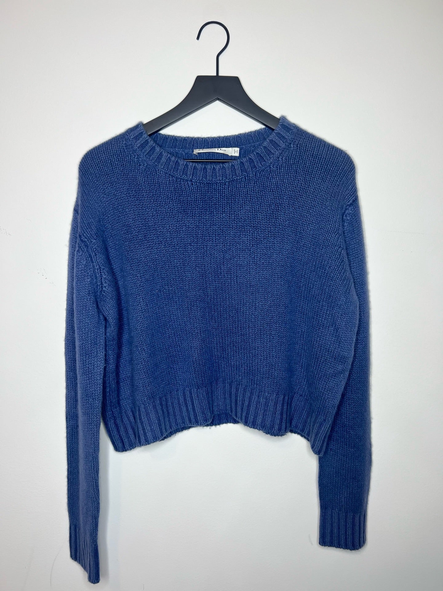 Dior J’adior 8 Cropped Sweater, Blue size 40