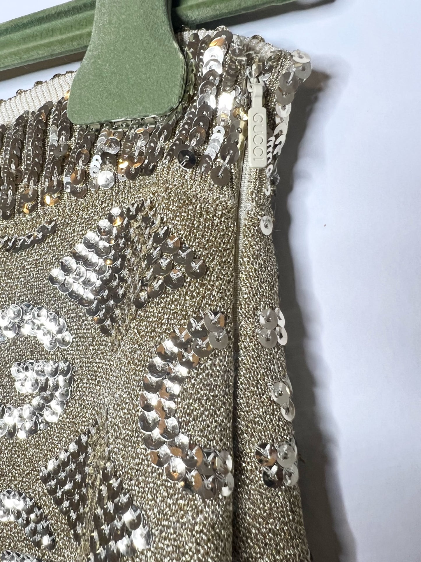 Gucci Lame´ Jacquard Skirt - Gold Size L